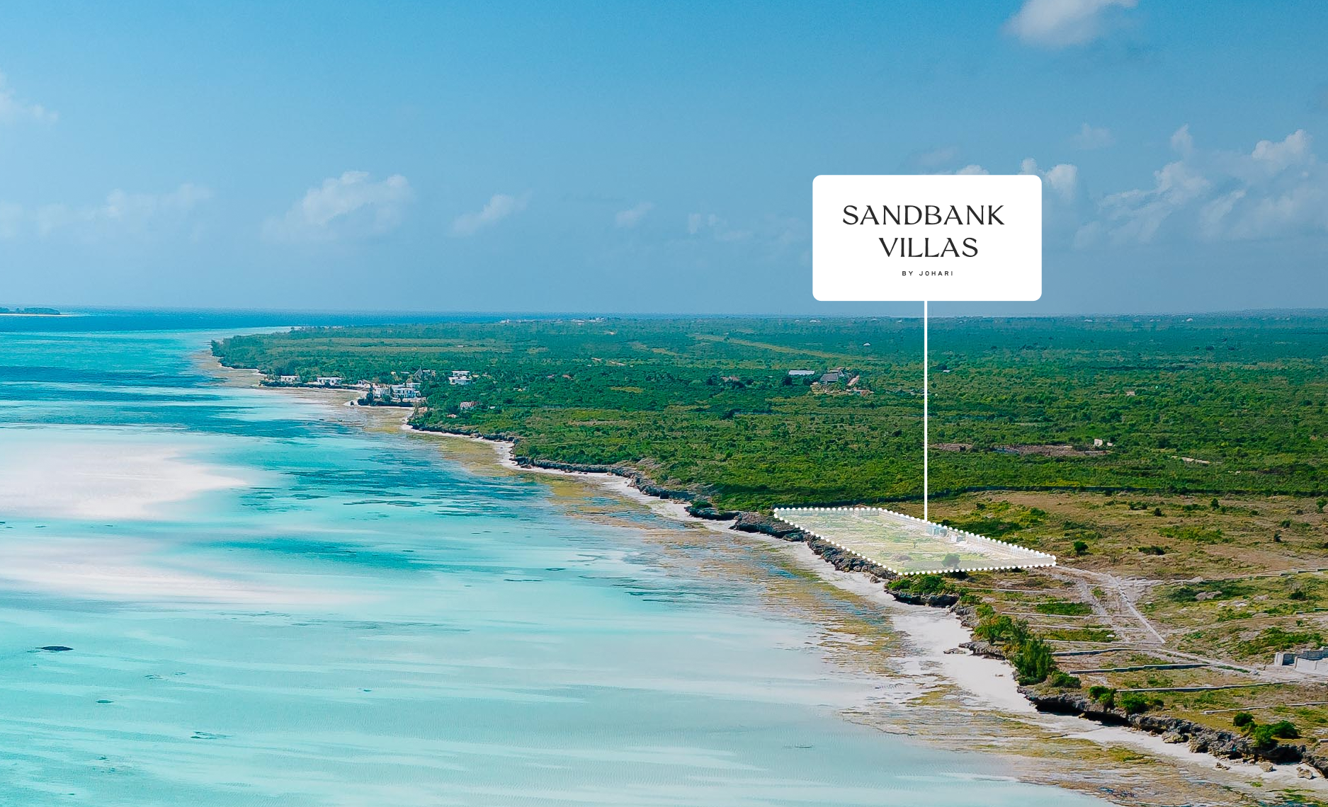 Sandbank Villas in Zanzibar