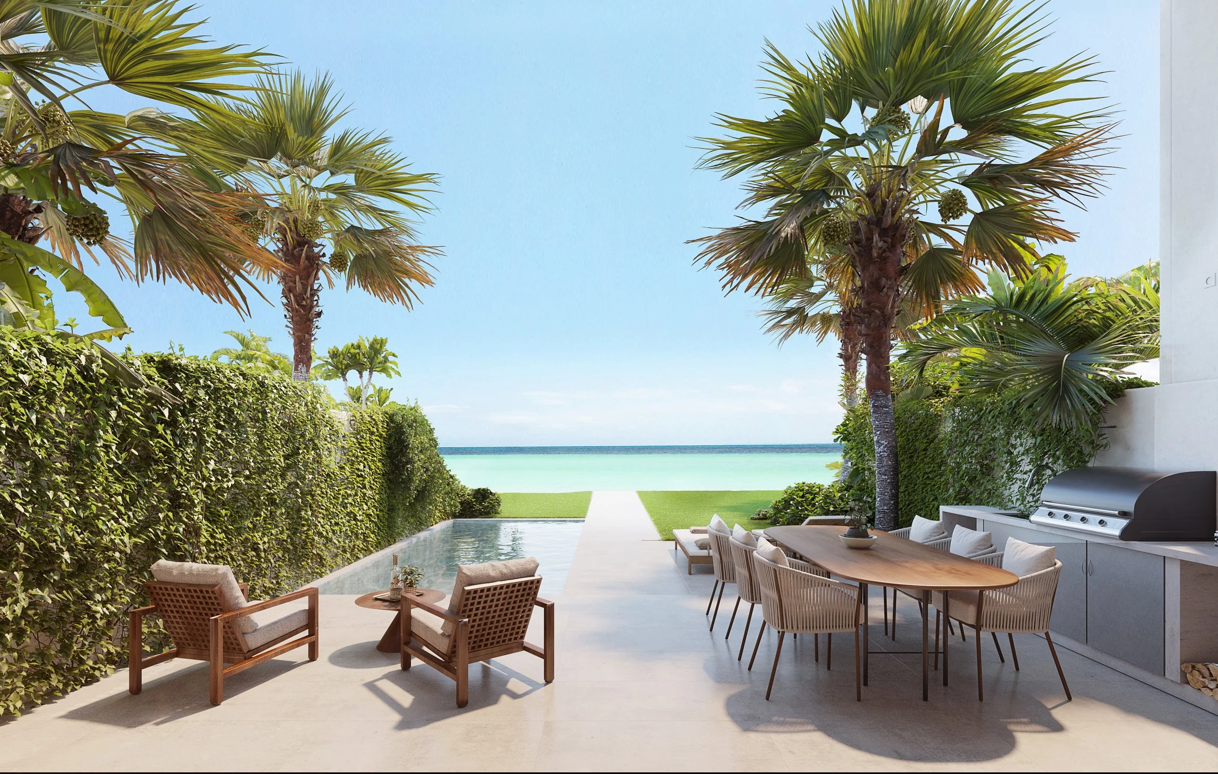 Luxury beachfront villa in Zanzibar