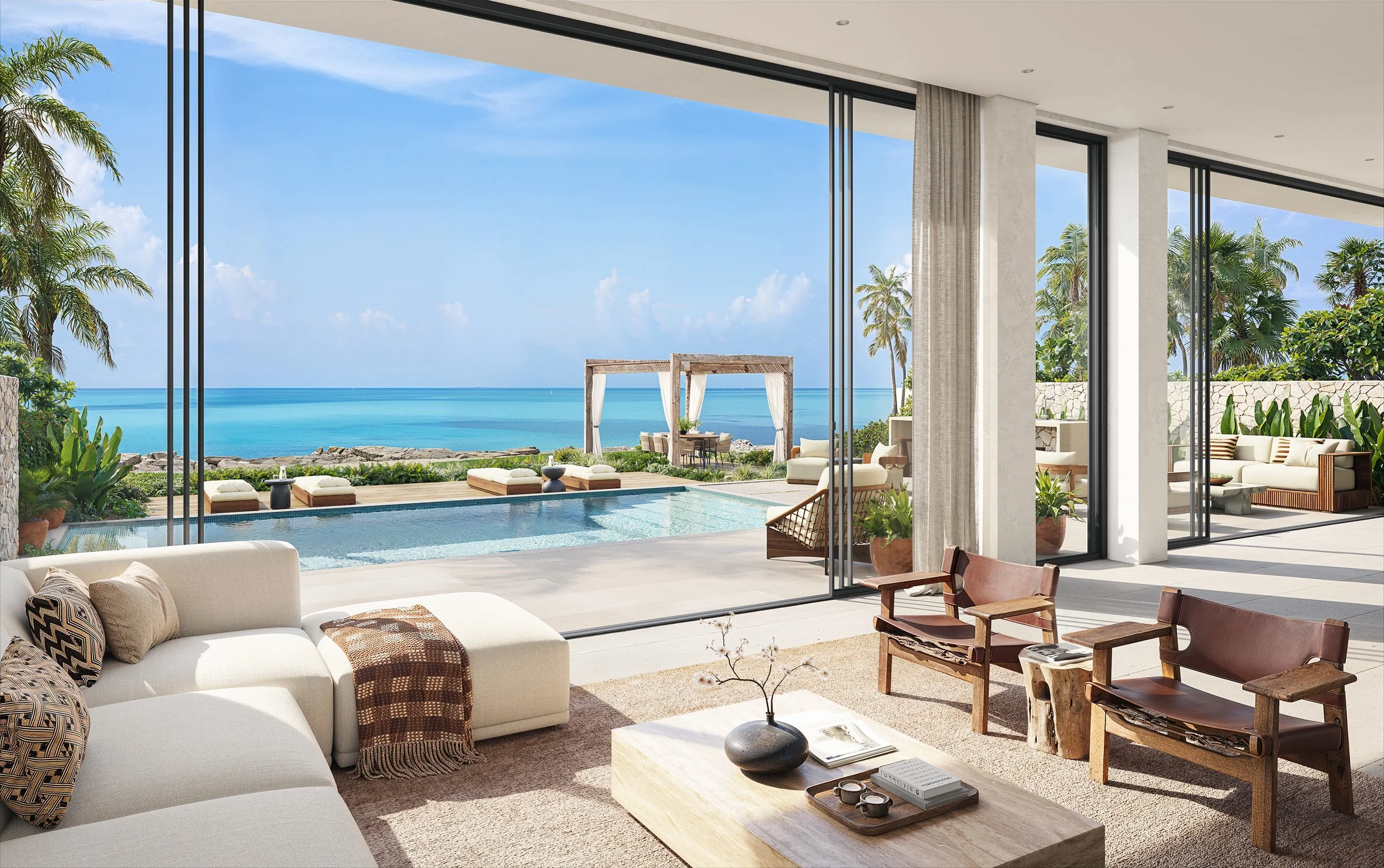 Luxury beachfront villa in Zanzibar