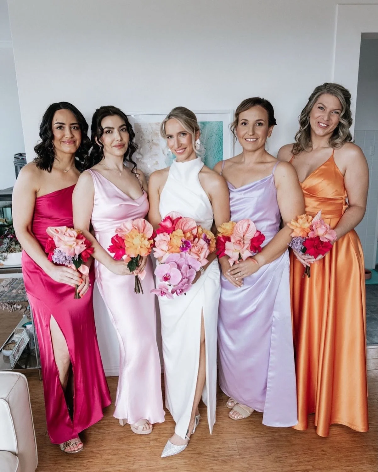 💫Flavia you are dazzling 💫 and this colour scheme is everything. 

Flavia said about her experience:
I couldn&rsquo;t be happier I picked Gemma to do makeup for my wedding day! I absolutely loved the monthly tips she sent over for skin care and bea