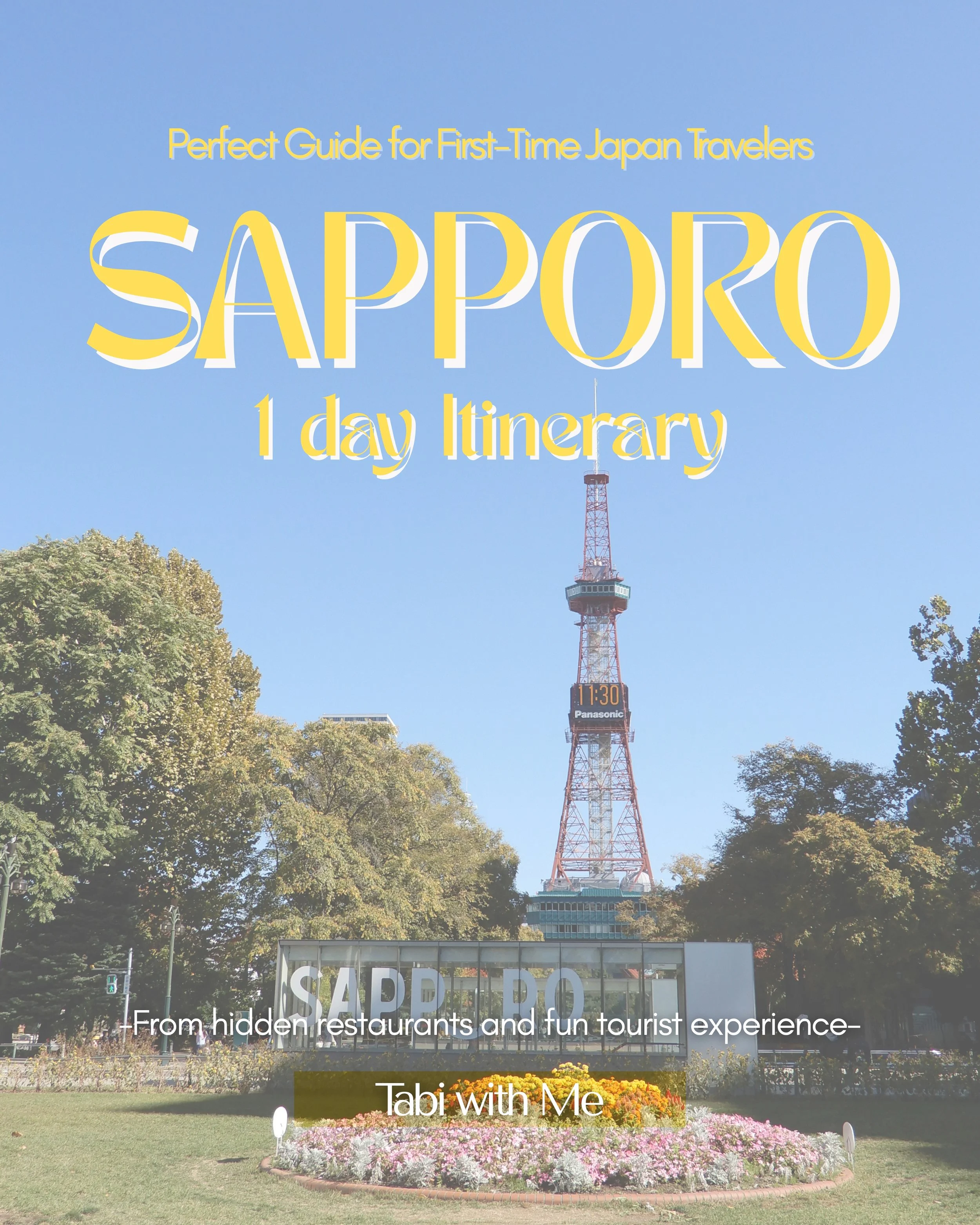 Sapporo 1 Day Perfect Itinerary (PDF)