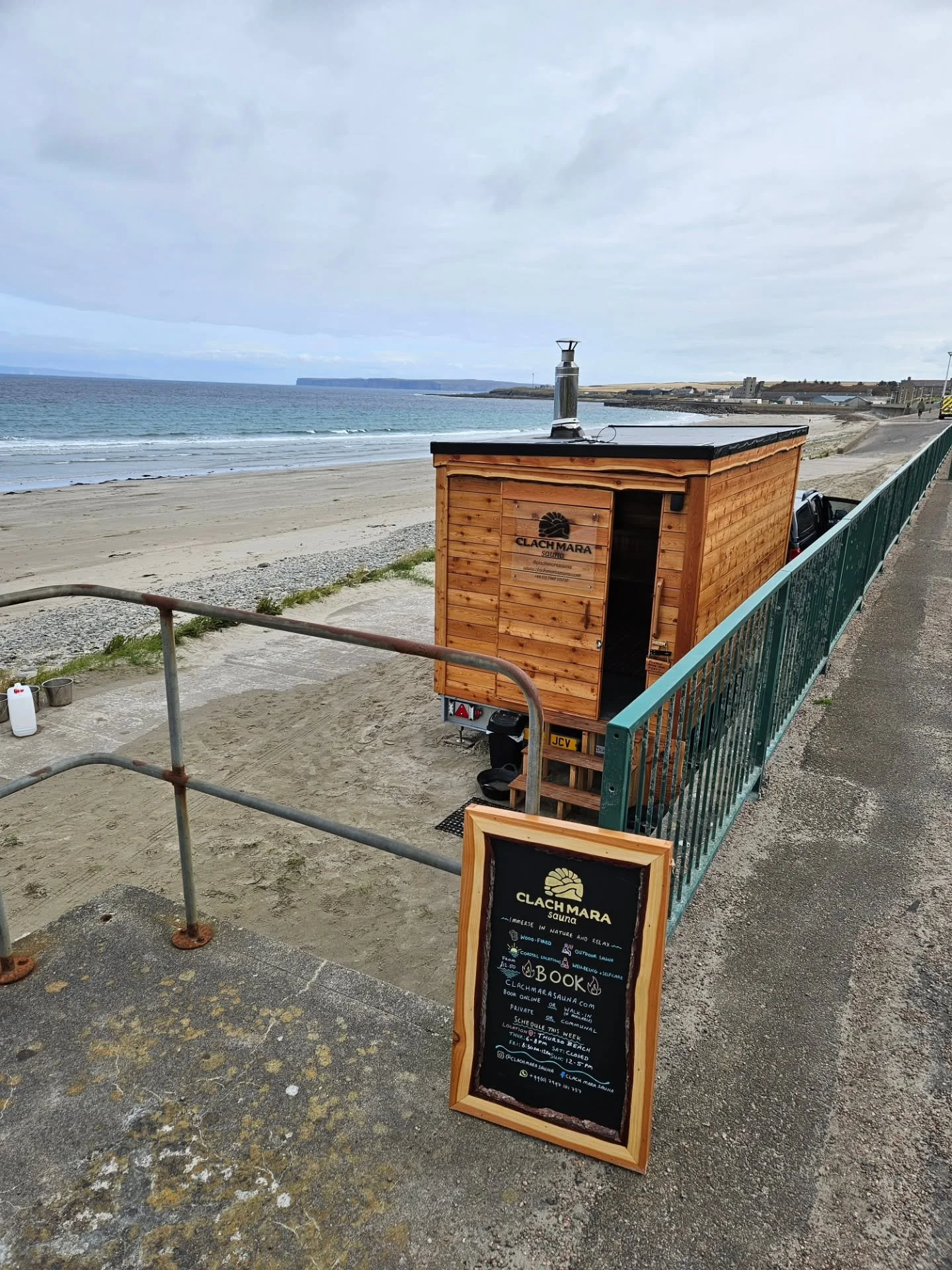 Woo 🎉 we finally have proper info signs!

These took a lot longer than they should have, but they&rsquo;re now out and about around the sauna 🙌🏼

Still availability for Sunday in Thurso, so if you fancy a relax &amp; reset over the weekend we&rsqu