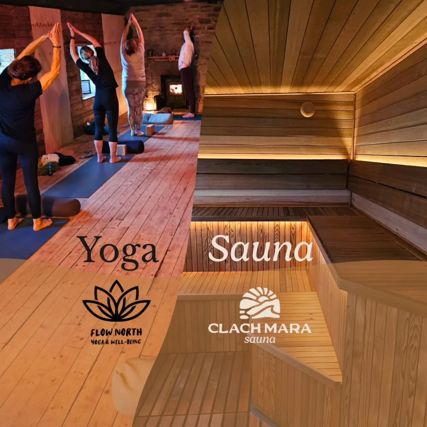 Yoga &amp; Sauna &mdash; the perfect winter pairing 🧘&zwj;♀️🔥

🗓️Next Session - Saturday 24th January 09:00 - 12:00 
(additional 10:30 - 13:30 session if first one sells out)

Flow, stretch, and breathe through a grounding yoga practice, then sink