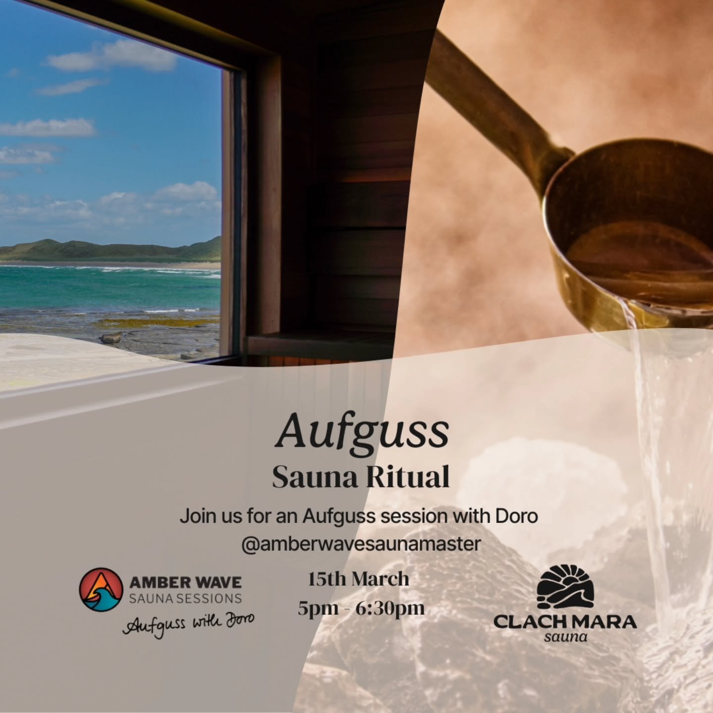 🔥 Aufguss Sauna Ritual &ndash; 15th March 🔥

We&rsquo;re so excited to welcome Doro from @amberwavesaunamaster for a truly special guided sauna experience.

So&hellip; what is Aufguss?

Rooted in German sauna culture, this is a multi-sensory ritual