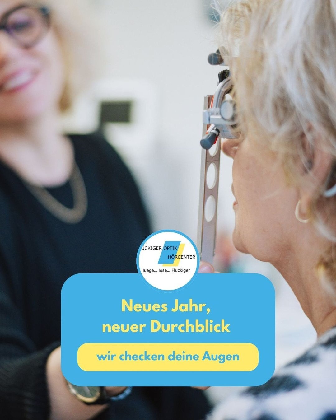 ✨ Neues Jahr, neuer Durchblick ✨

Der Jahresstart ist der perfekte Moment, um auch den eigenen Augen etwas Gutes zu tun.
Wir nehmen uns Zeit f&uuml;r einen sorgf&auml;ltigen Sehtest, eine ehrliche Beratung und L&ouml;sungen, die wirklich zu dir passe
