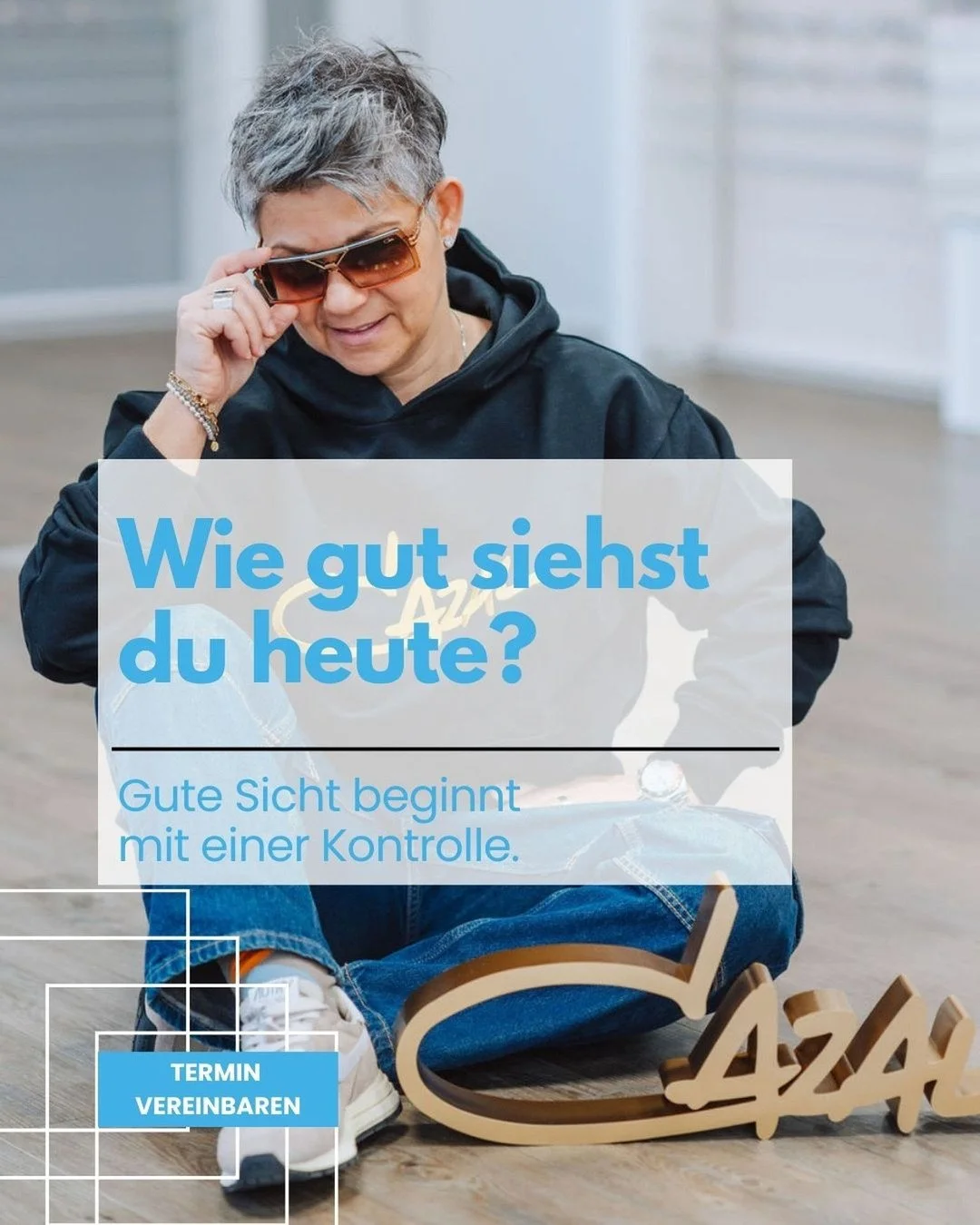 Wie gut siehst du heute? 👁️✨

Gutes Sehen beginnt mit einer regelmaessigen Kontrolle. Denn Ver&auml;nderungen passieren oft schleichend und bleiben im Alltag lange unbemerkt 🙄

Mit einer professionellen Sehanalyse und pers&ouml;nlicher Beratung pr&