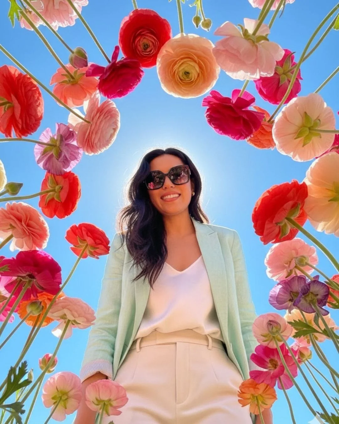 Blumen &uuml;ber dir, Sonne im Gesicht und der perfekte Style auf der Nase🌸☀️🕶️

So f&uuml;hlt sich Fr&uuml;hling an: leicht, farbenfroh und voller Energie. Mit der richtigen Sonnenbrille wird dein Look nicht nur komplett, sondern zum echten Hinguc