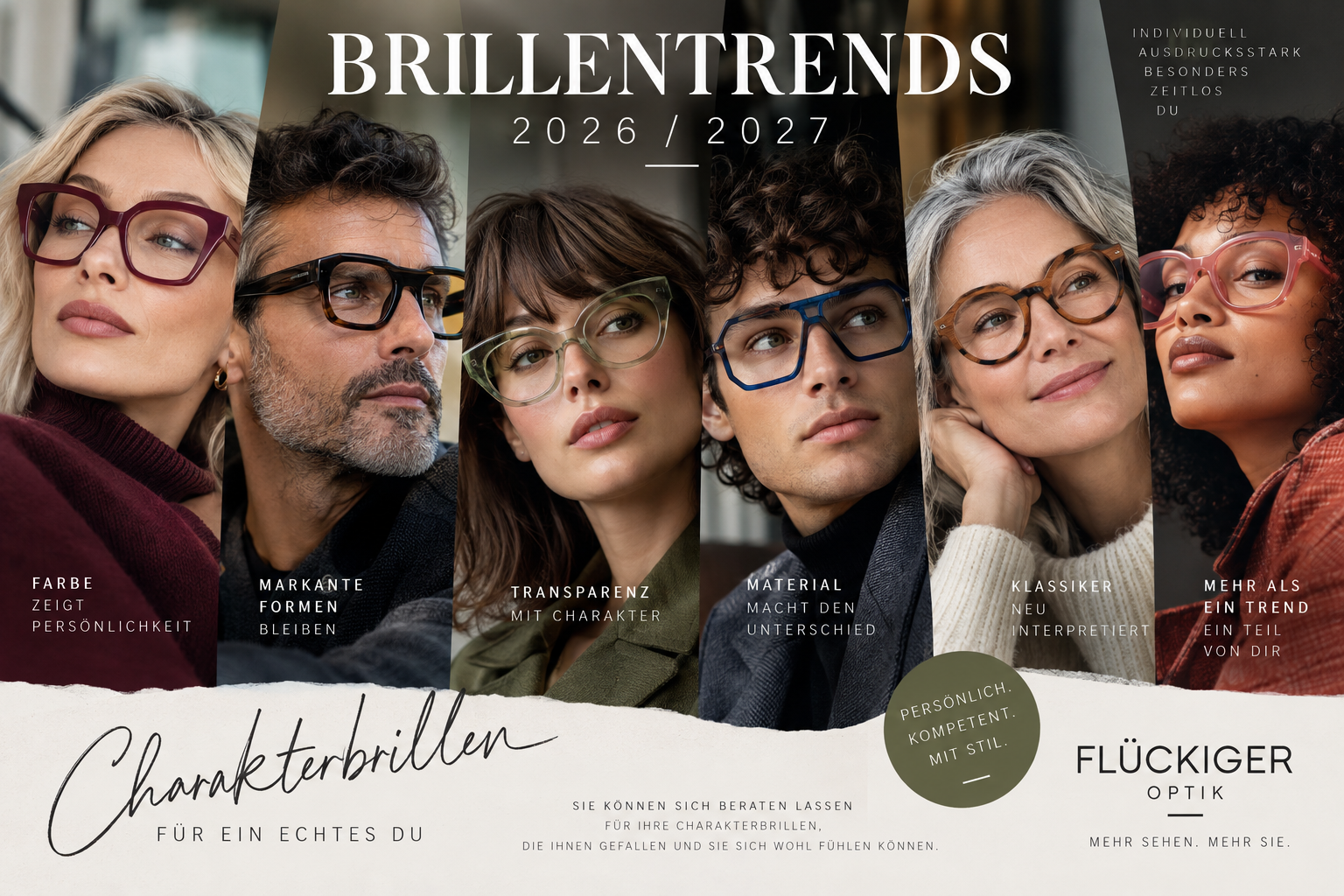 Brillentrends 2026/2027: Charakter zeigen statt Trends kopieren
