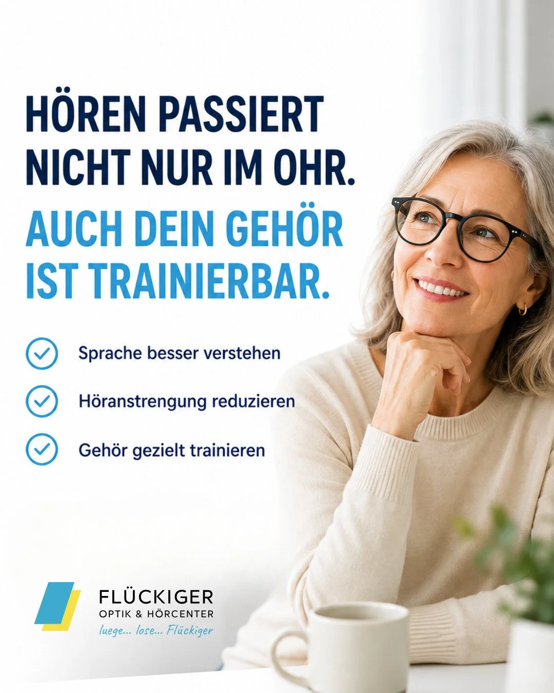 👂 Gutes H&ouml;ren ist mehr als nur Lautst&auml;rke.

Unser Gehirn spielt eine entscheidende Rolle dabei, Geh&ouml;rtes zu verarbeiten und Sprache zu verstehen. Genau hier setzt die Geh&ouml;rtherapie an: Mit gezieltem H&ouml;rtraining kannst du dei