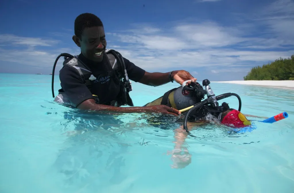 Experience Diving school with andBeyonder instructor – Mnemba Island, Zanzibar, Tanzania