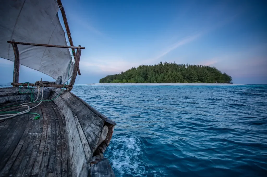 Sunset traditional dhow cruise – Mnemba Island, Zanzibar, Tanzania