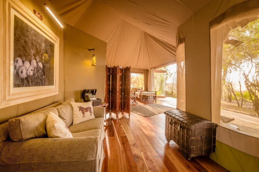 Scene from a luxury safari at Sala’s Camp in the Maasai Mara — Sala’s Camp, Maasai Mara