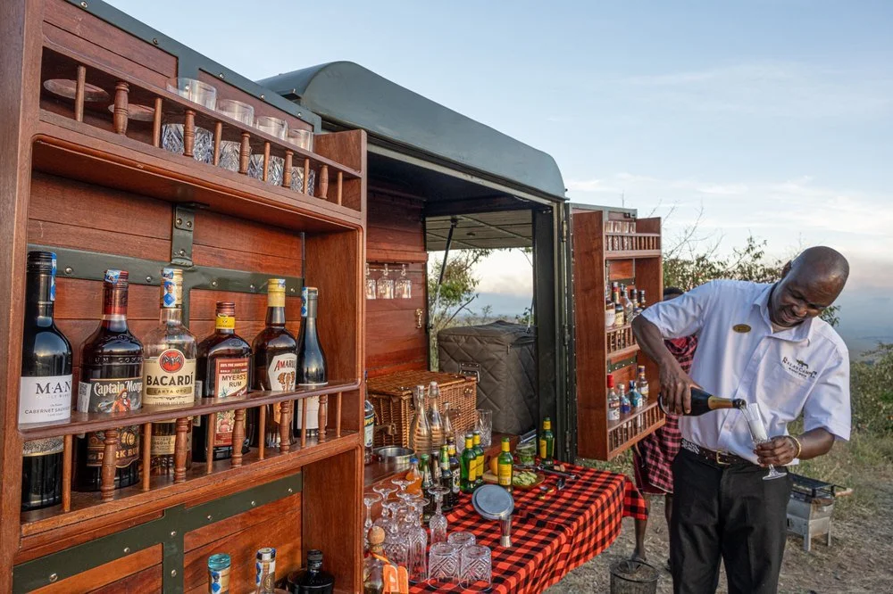 Scene from a luxury safari at Sala’s Camp in the Maasai Mara — Sala’s Camp, Maasai Mara