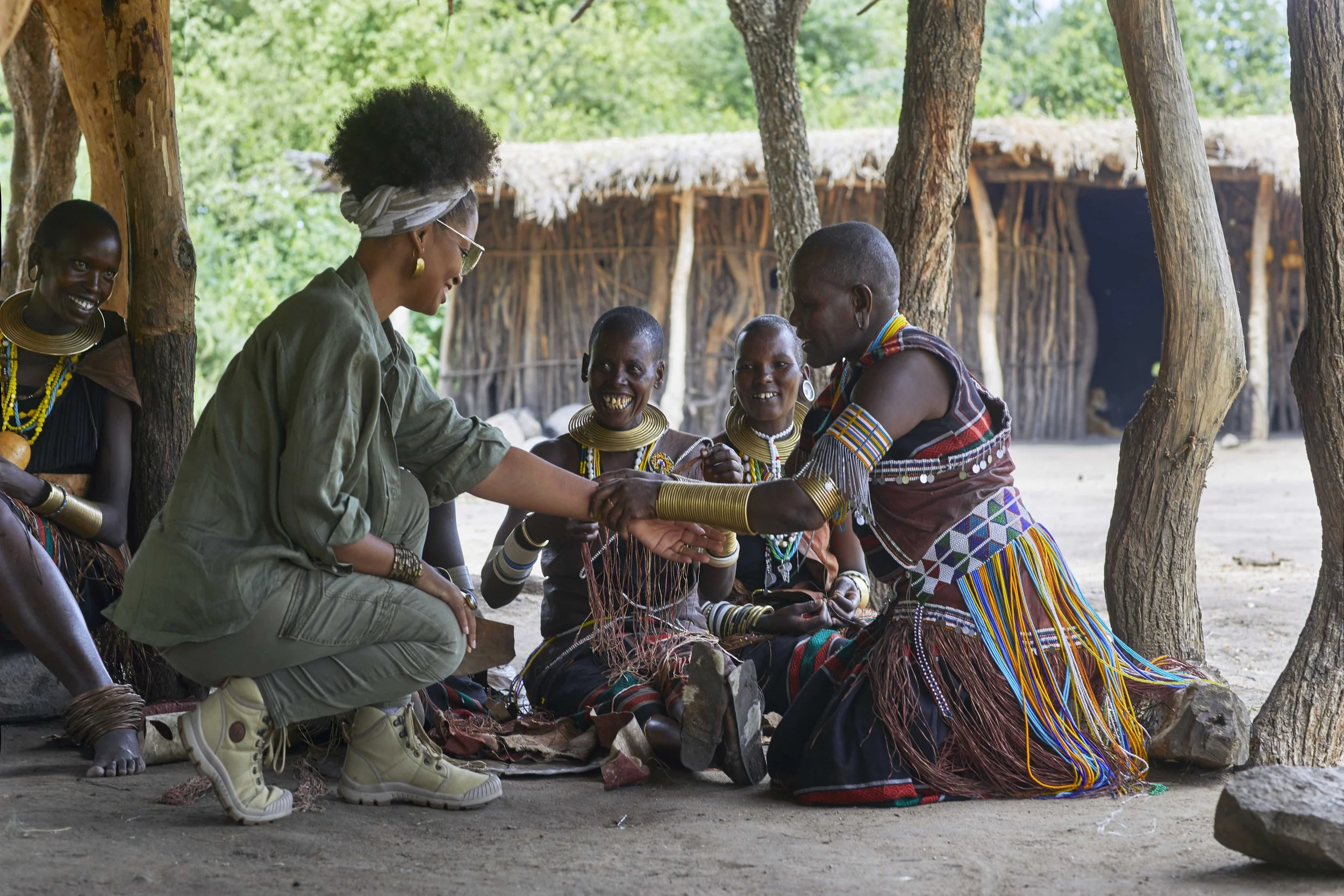 Mwiba Logde - visit the Datoga beaders.jpg
