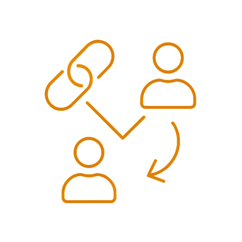 Illustration of people in a video call with a large yellow computer monitor, a phone, and speech bubbles.