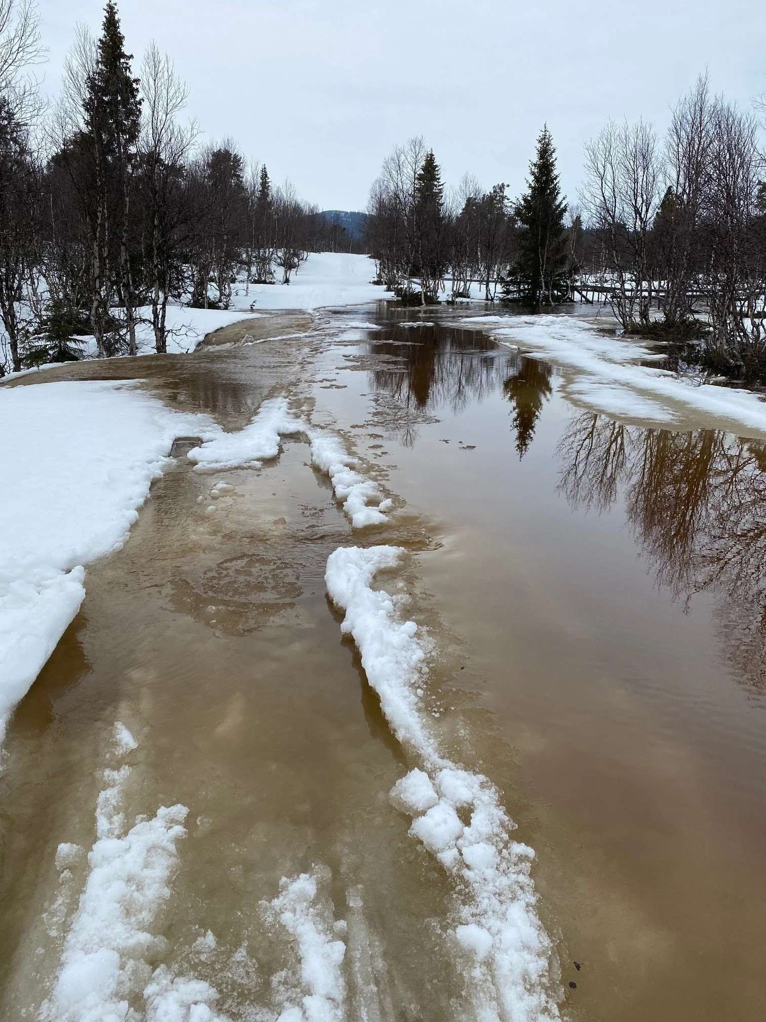 Vårløsning i Dokkfaret, 14. mai 2021