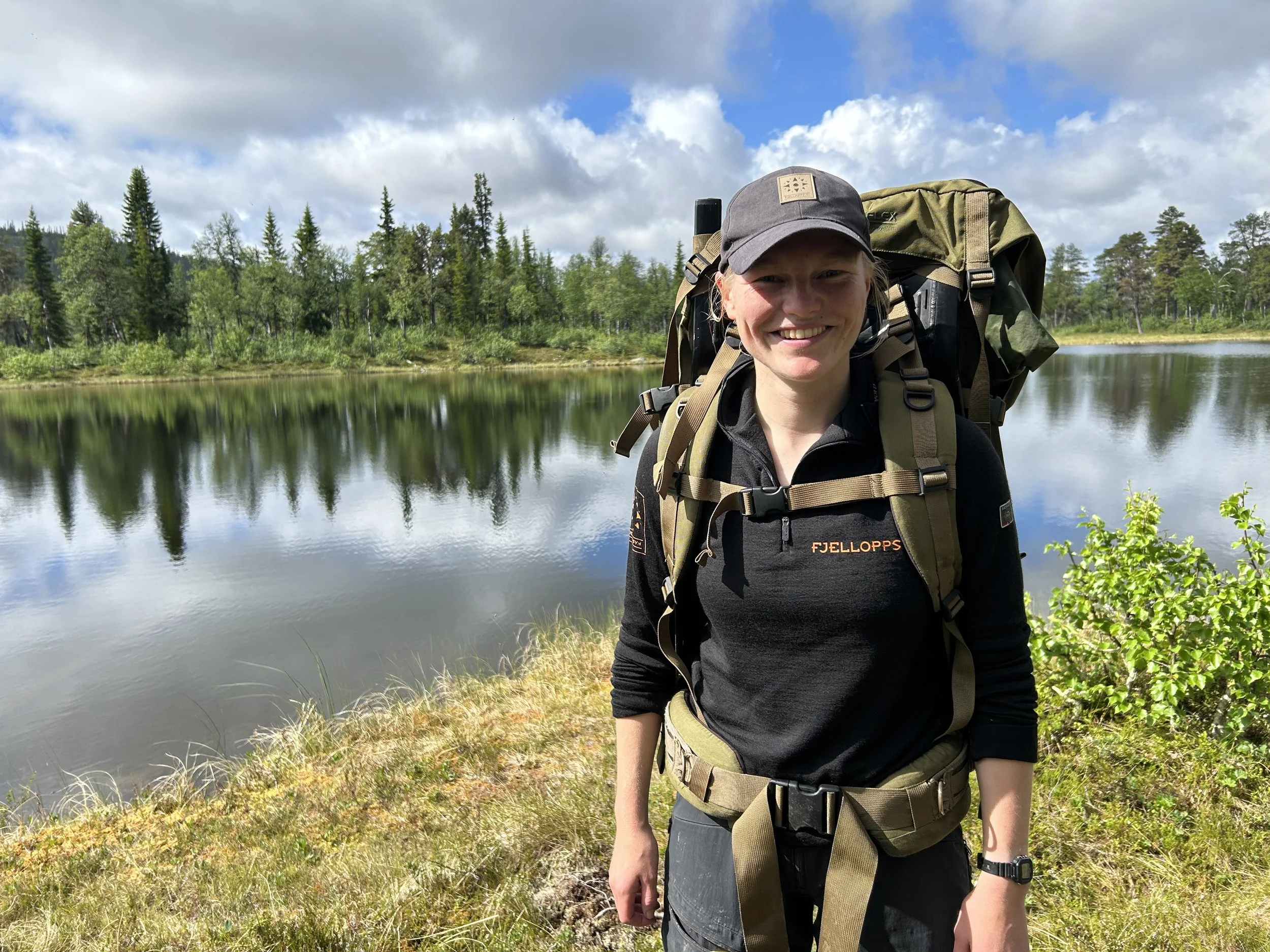 Utsetting av fisk i Karsjøtjønnet, 2. juli 2025