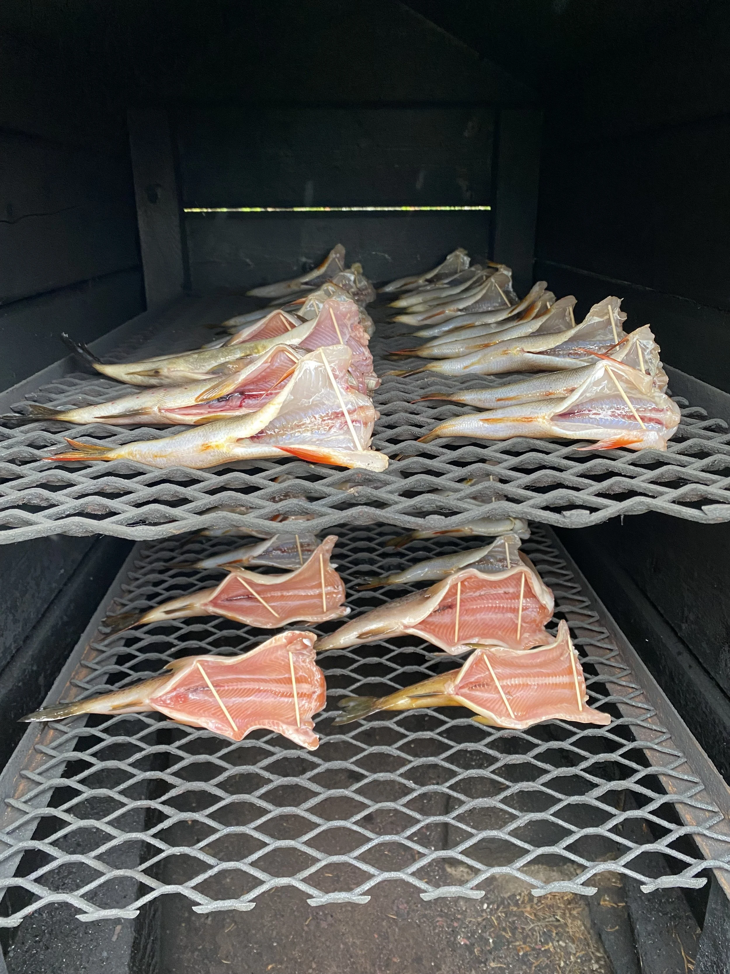 Røykt abbor er snadder. Foto: Gausdal fjellstyre