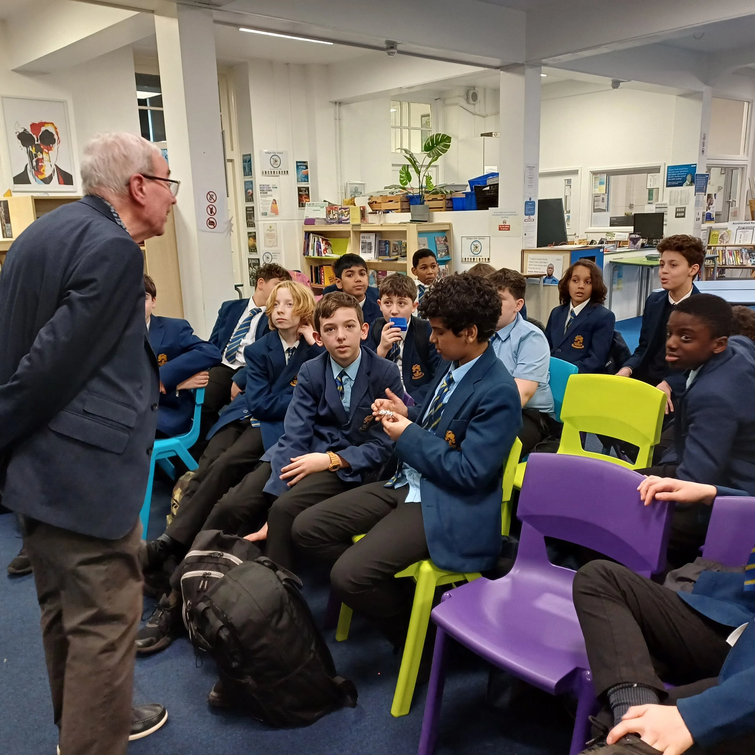 Reconnecting with the school after 60 years