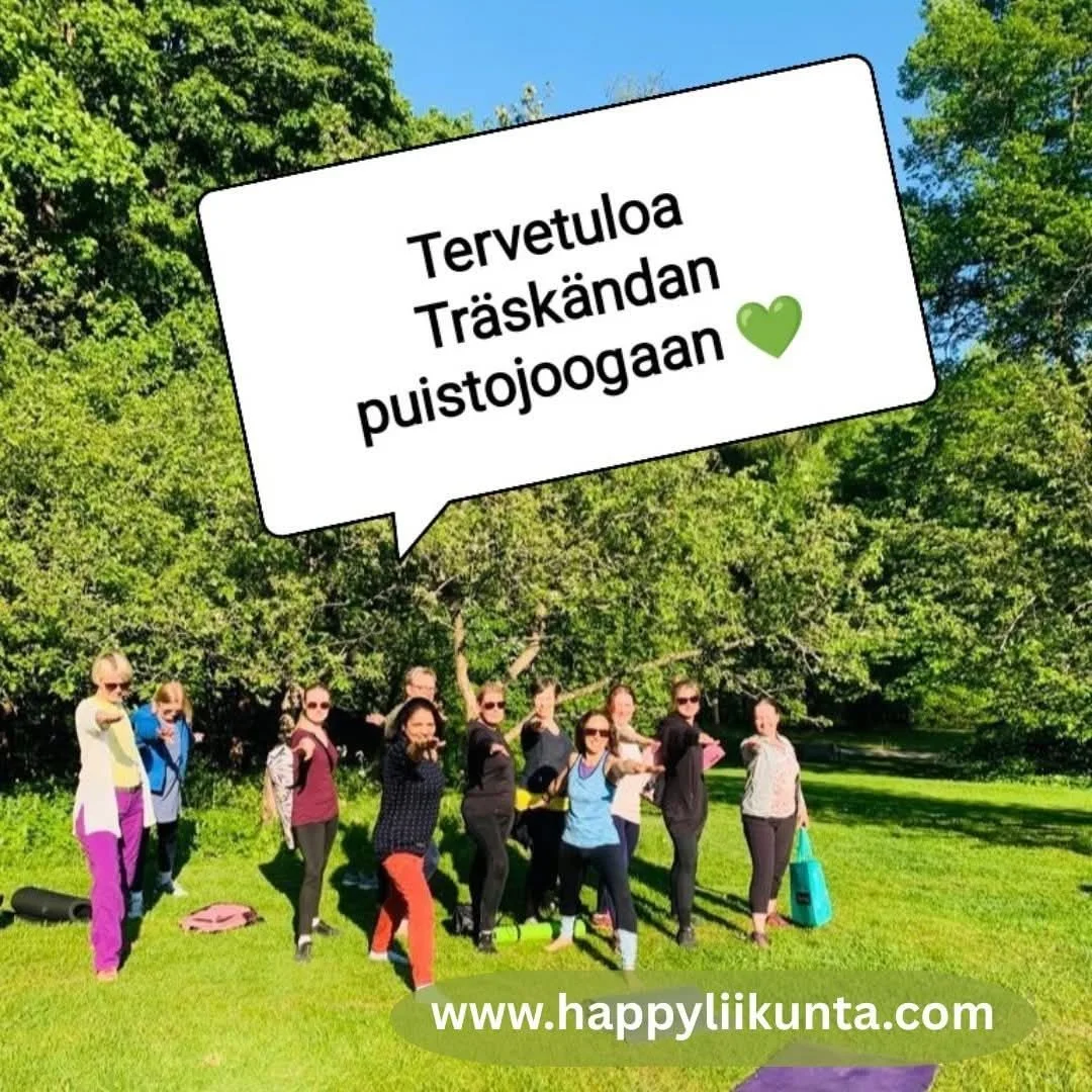 PUISTOJOOGA alkaa pian