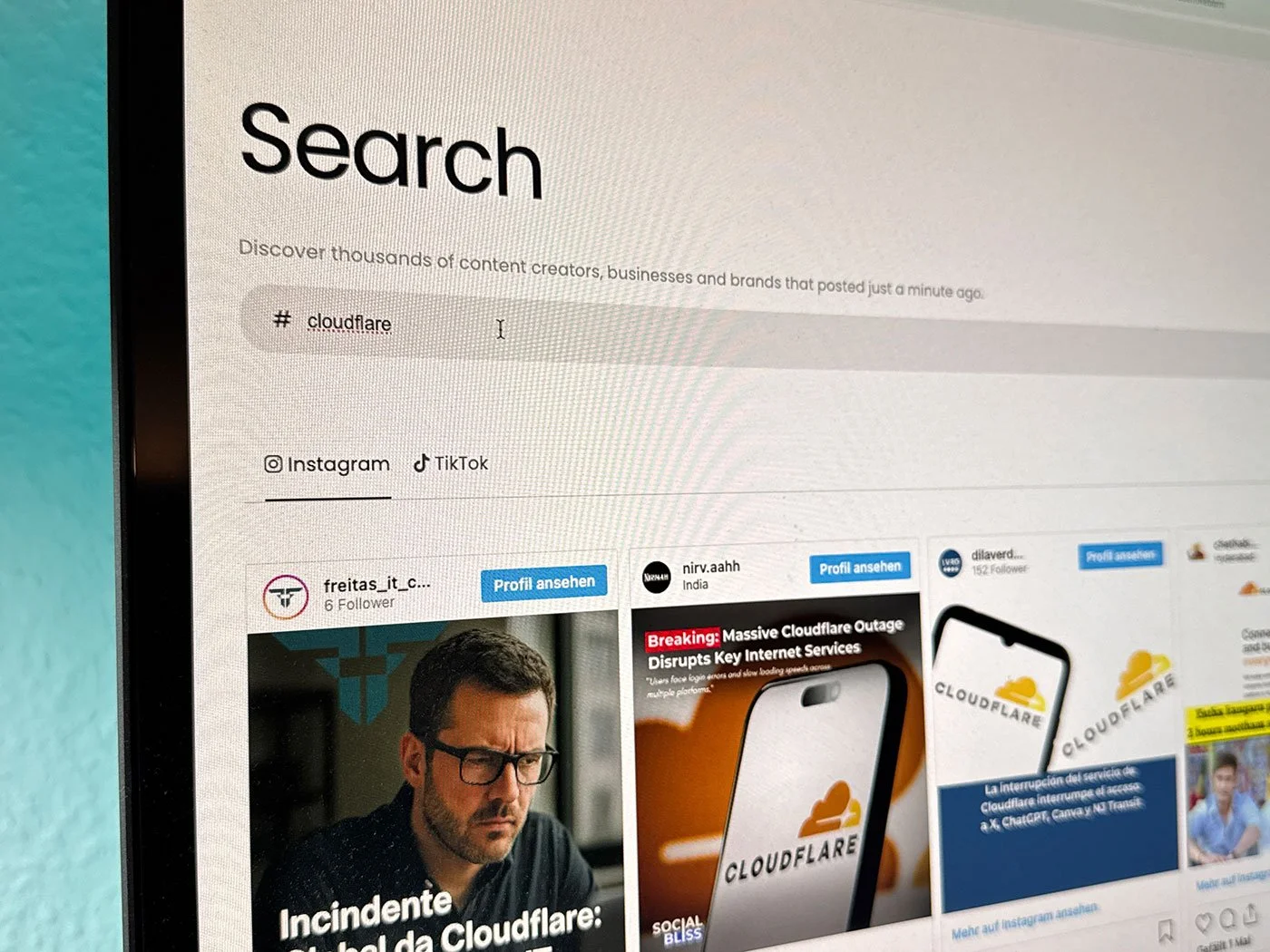 Wondering What’s Being Shared About the Cloudflare Outage on Instagram? Here’s How to Find Out