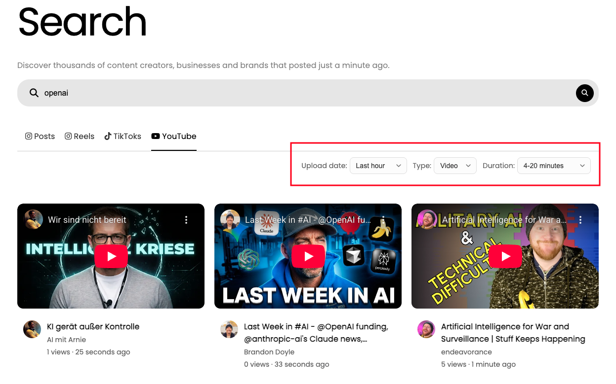Better YouTube Discovery: New Search Filters are Here