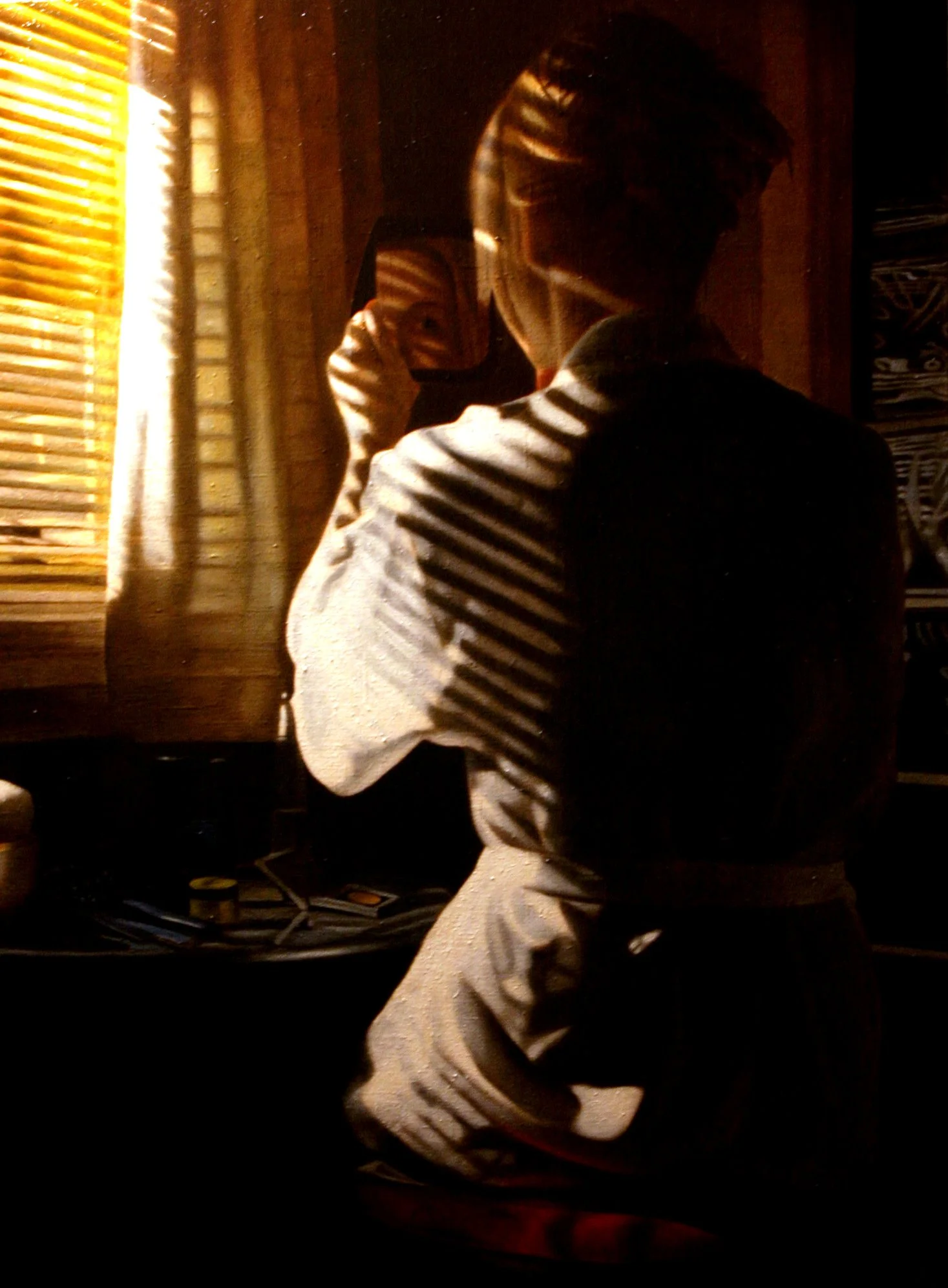 Claire in morning light, 102 x 76, Sold