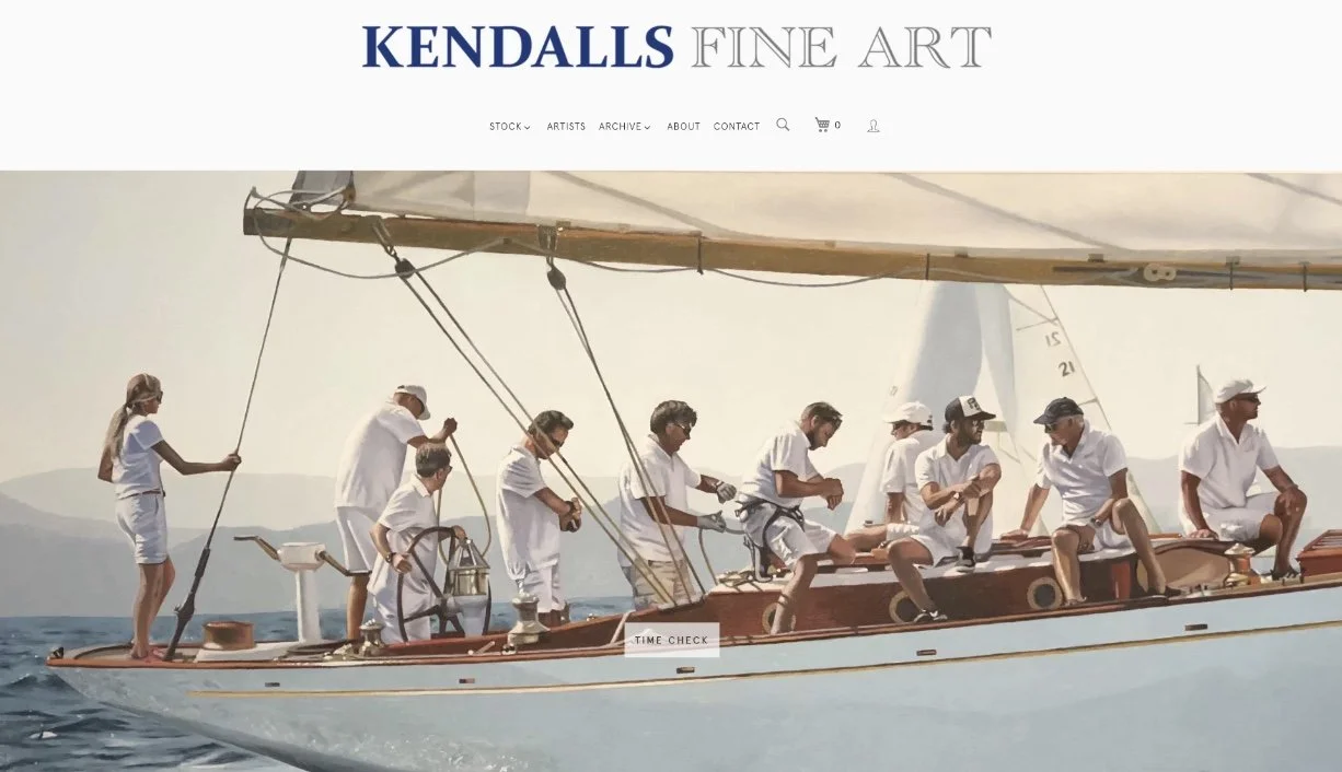 COWES WEEK, KENDALLS FINE ART, August 2019