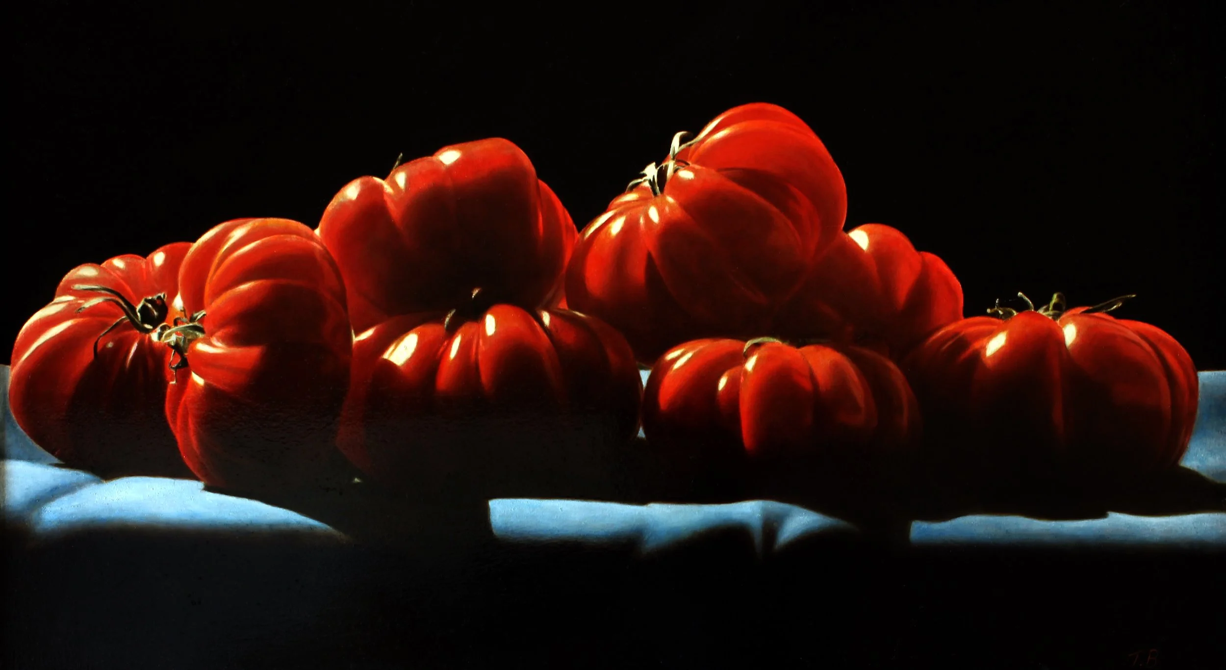 Tomatoes, 41 x 71 cm, Available