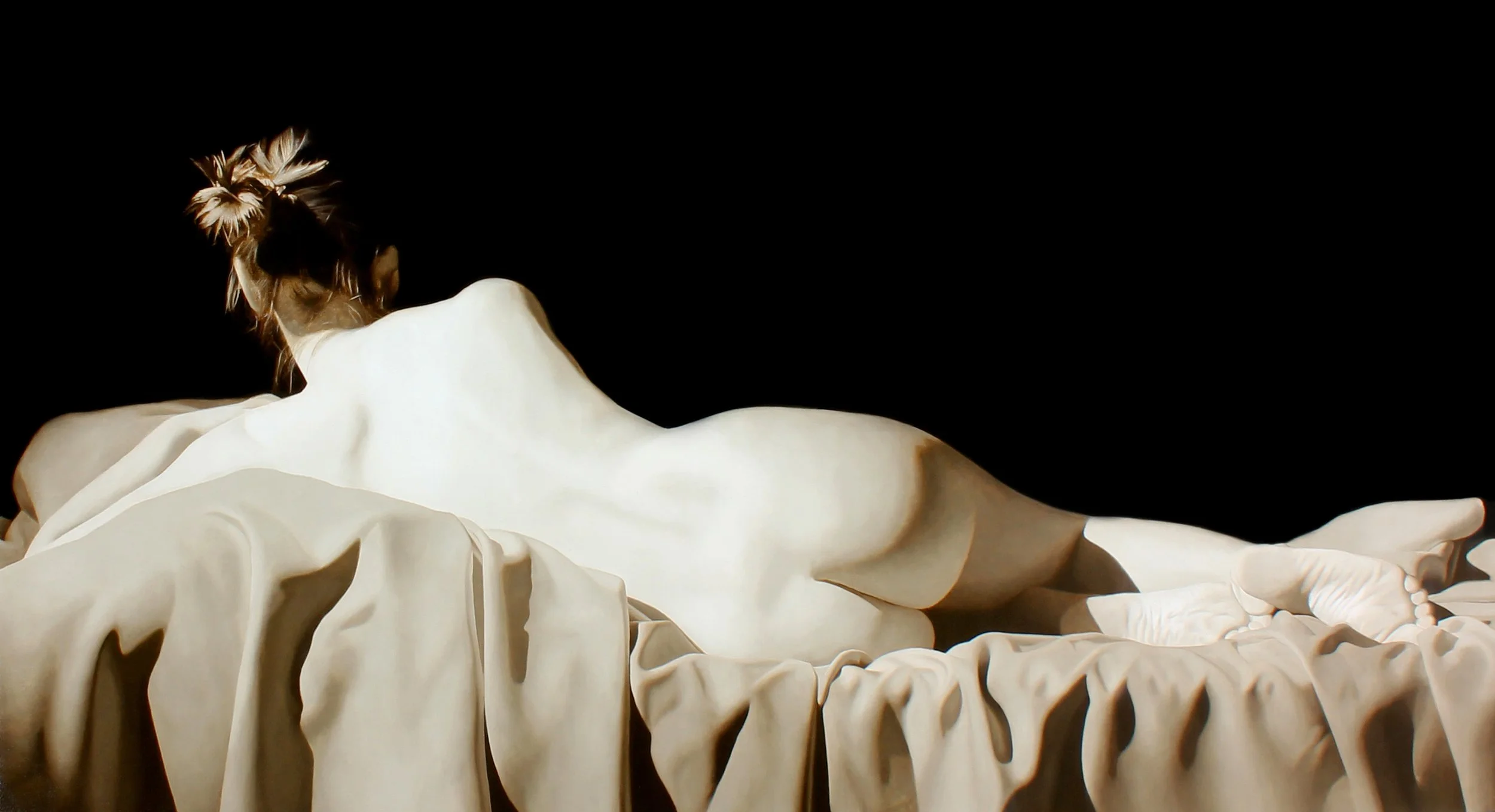 Reclined nude, 100 x 150 cm, Available
