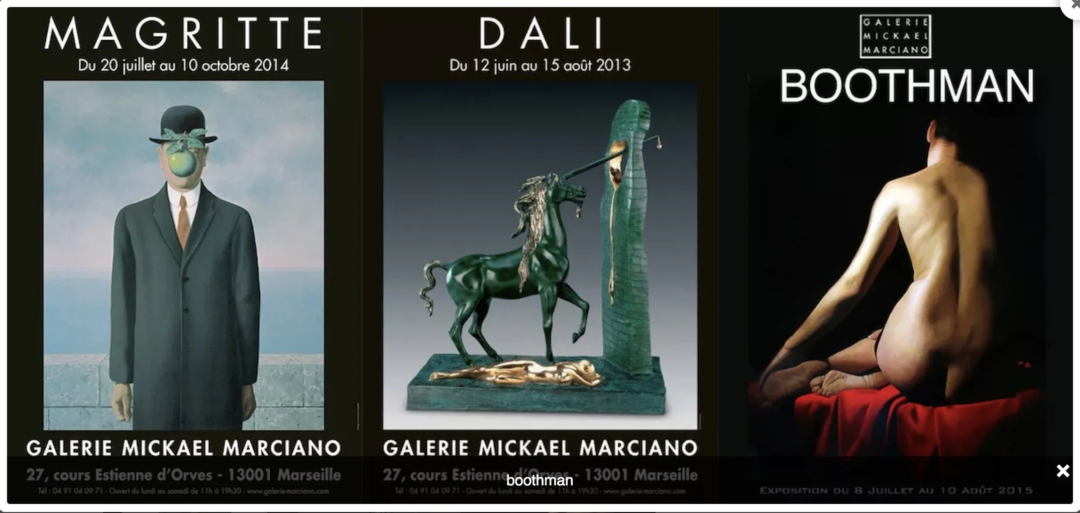 SOLO EXHIBITION, GALERIE MICKAEL MARCIANO, MARSEILLE, FRANCE, December 2015