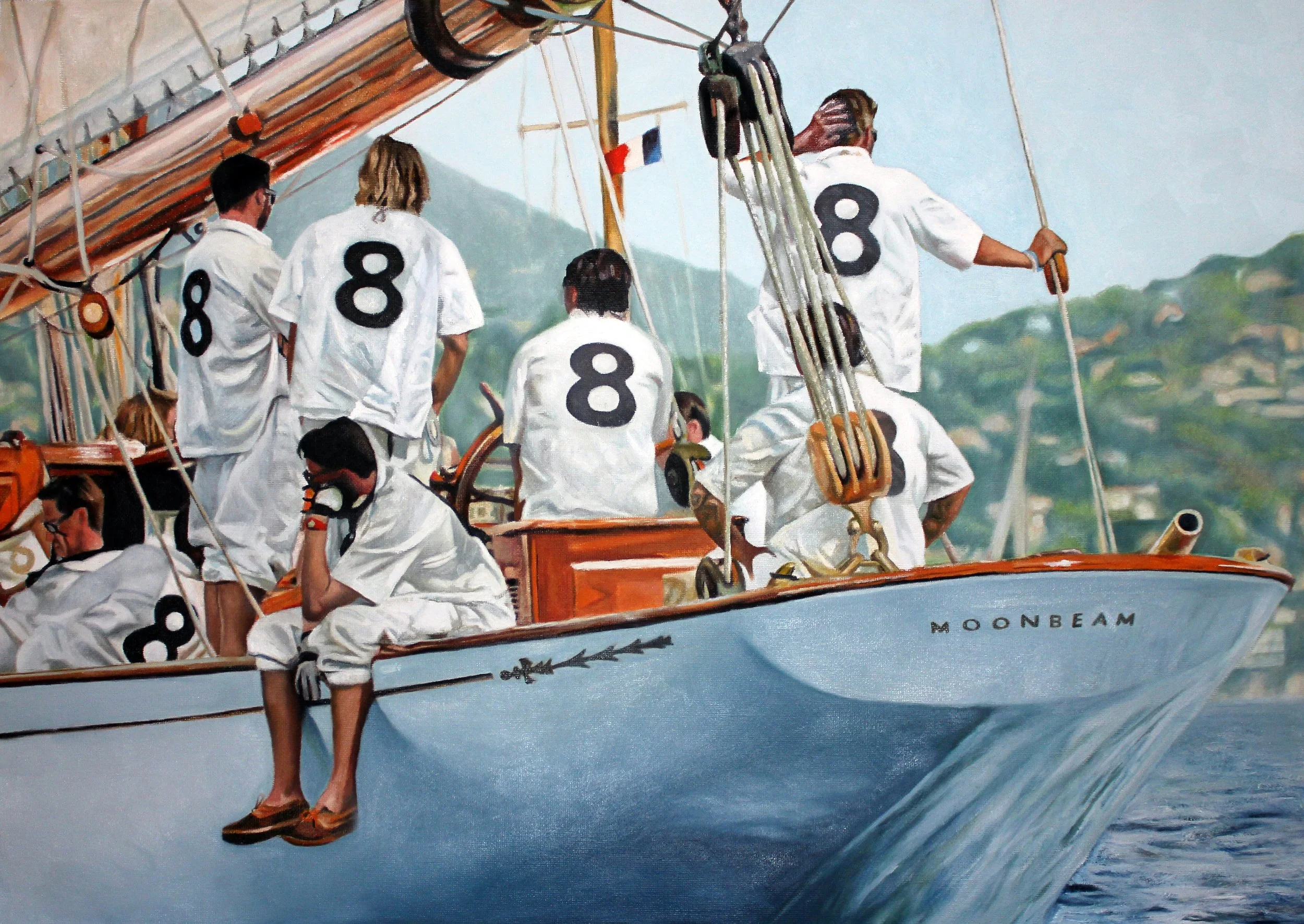 No 8, Moonbeam, 44 x 61 cm, Sold
