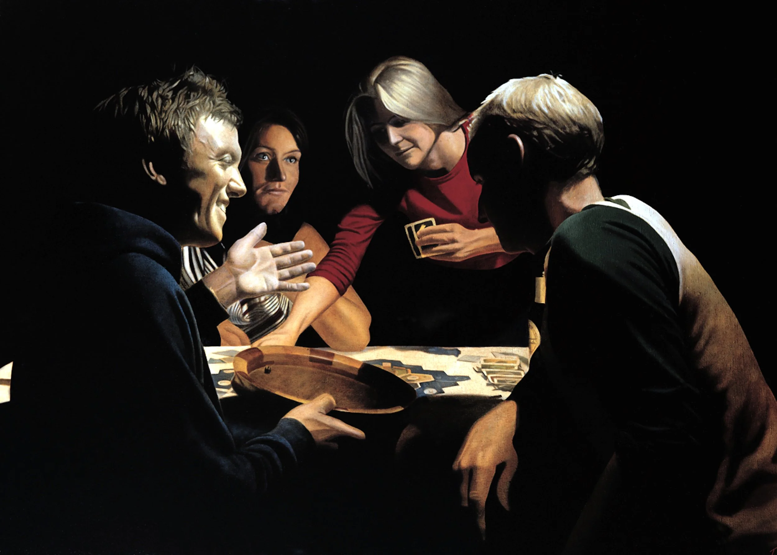 The game players after Caravaggio