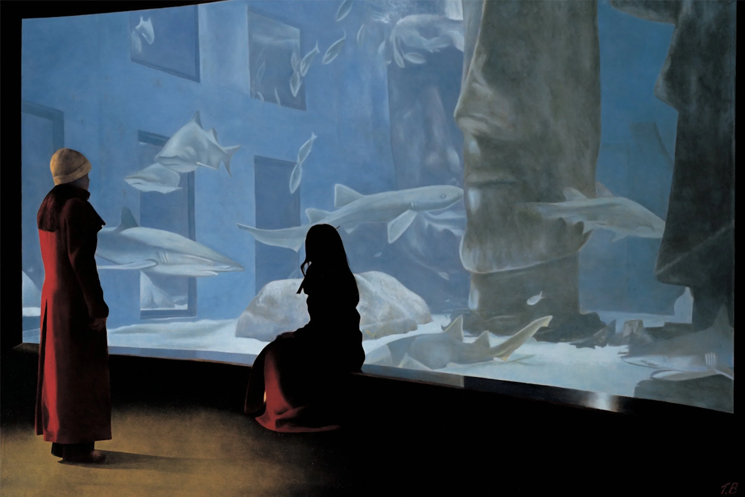 The aquarium, 102 x 152cm, Sold