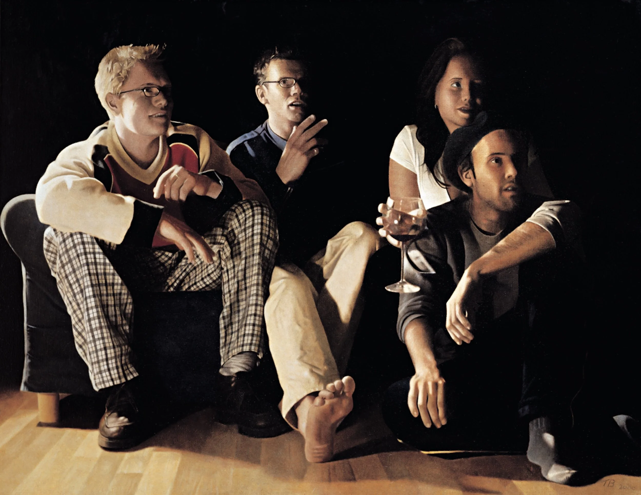 The sofa, 102 x 132 cm, Sold