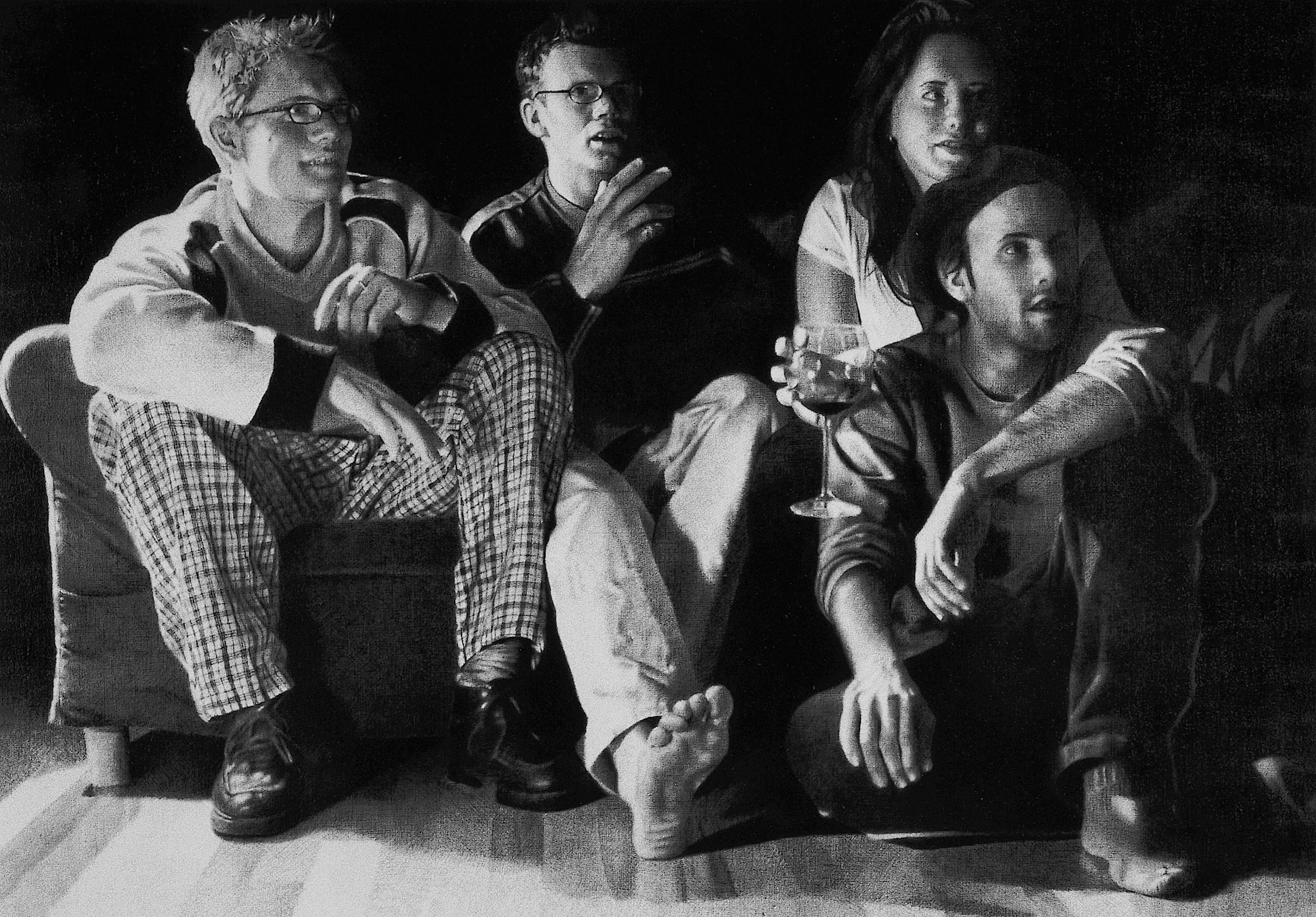 The sofa, 102 x 132, Underdrawing, Sold