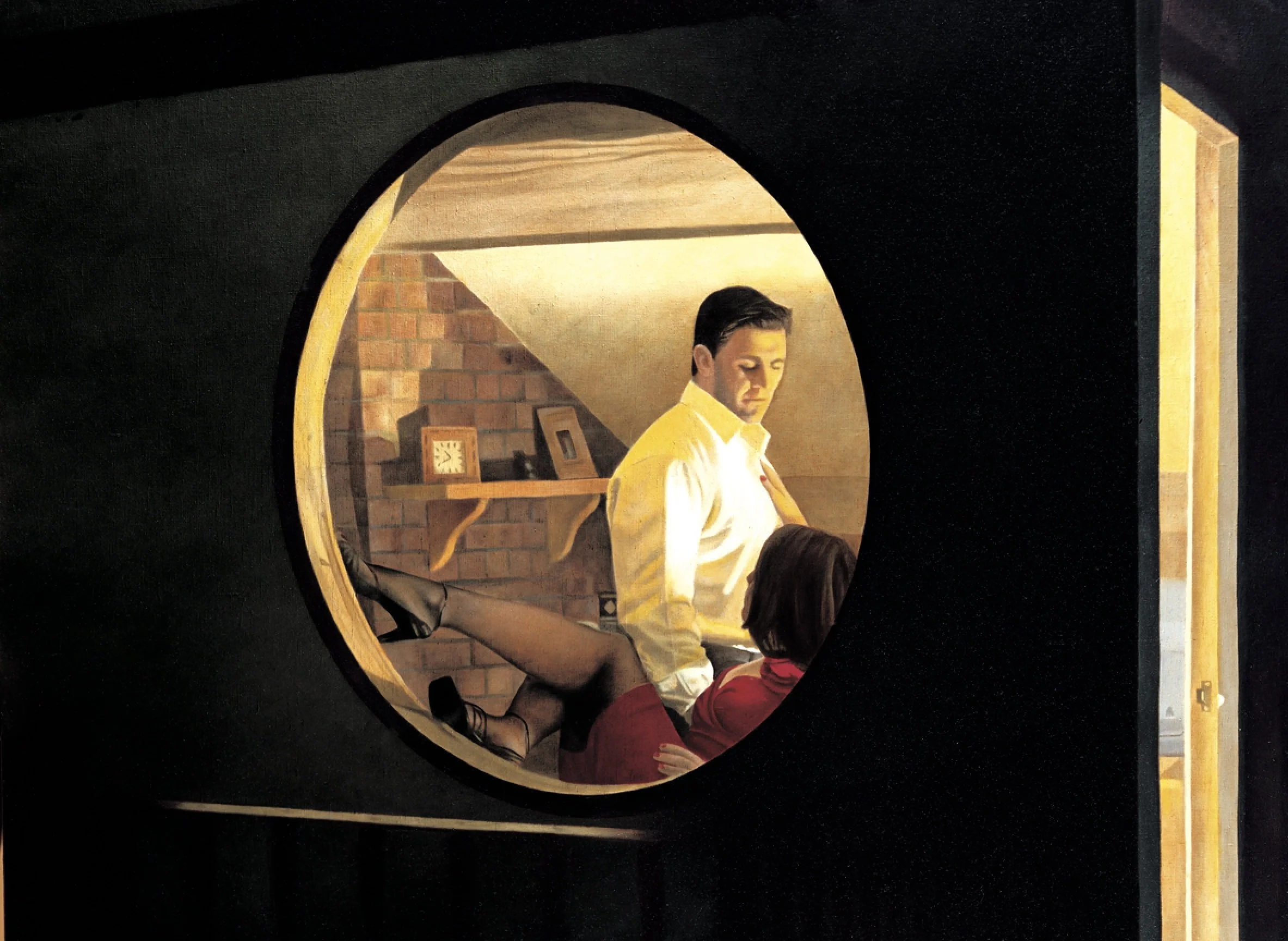 The round window, 120 x140 cm, Available