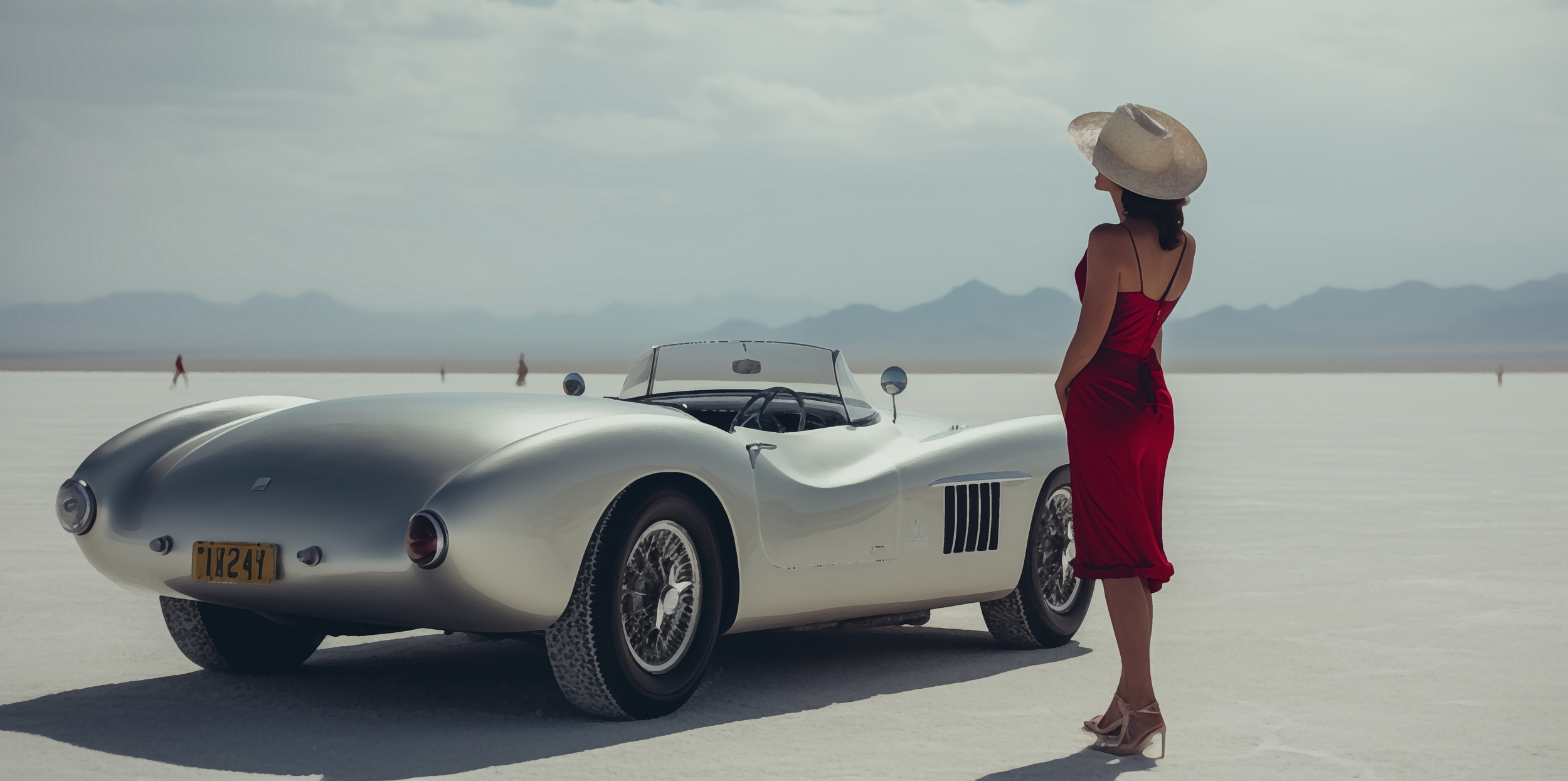 The lady with the red dress,  50 x 100 cm, Available, Work in progress