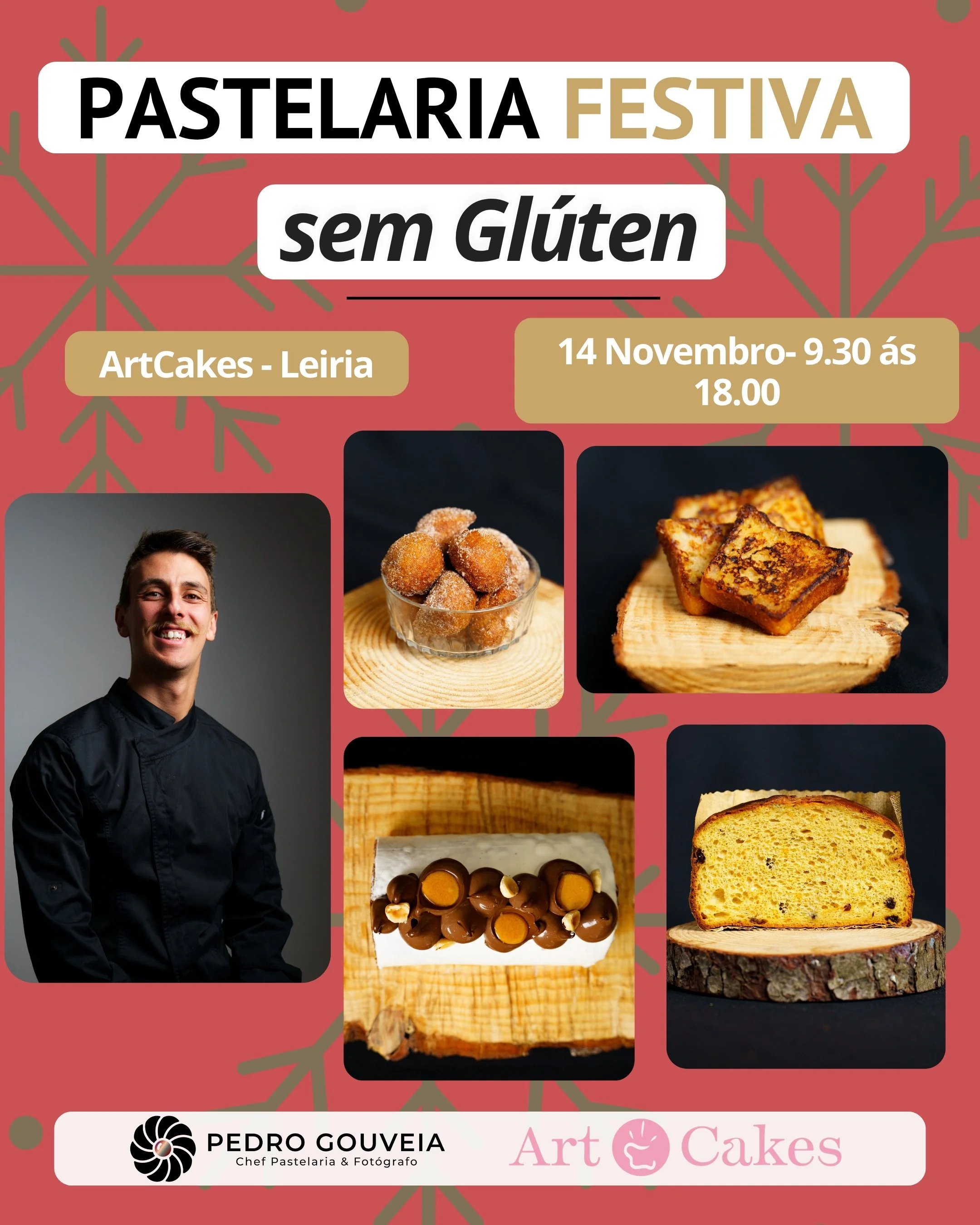 Formação Padaria Festiva sem Glúten - Leiria