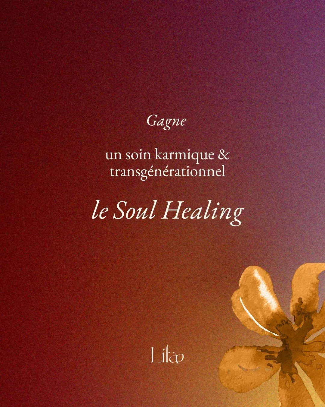 CONCOURS | &agrave; gagner, avant son lancement officiel, ce soin de lib&eacute;rations karmiques &amp; transgenerationelles - le Soul Healing (issu de la m&eacute;thode de soins &eacute;nerg&eacute;tiques STH&reg;️).

Un soin d&rsquo;environ 4h, r&e