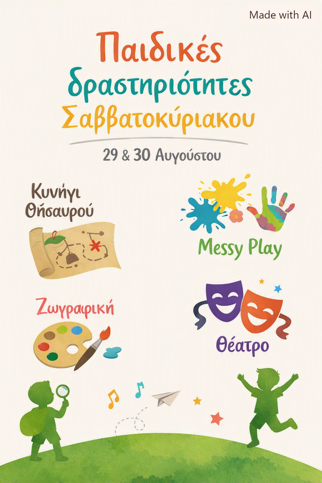 Προτάσεις για 29 και 30 Αυγούστου
