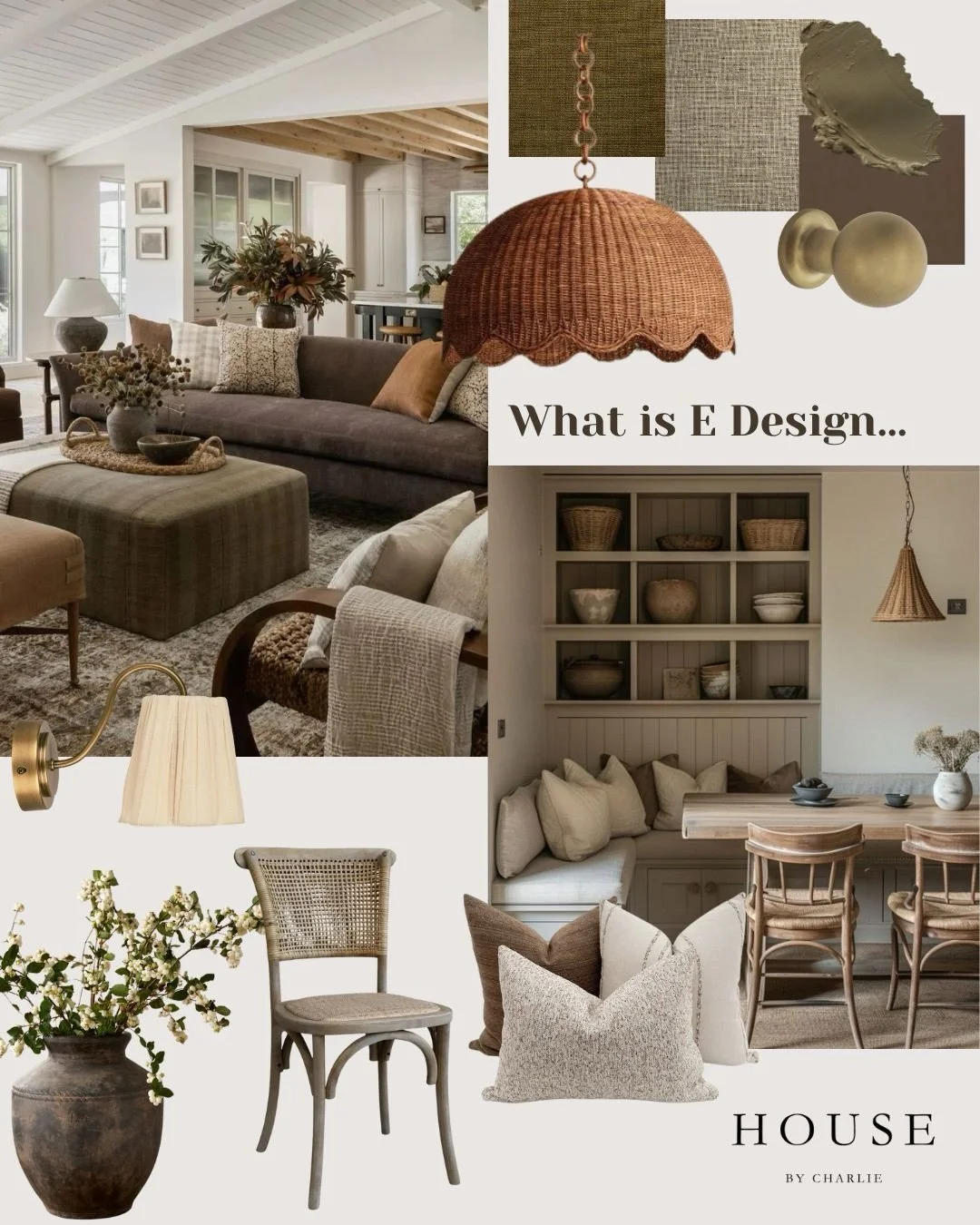 What is E-Design? 🤍

E-Design is my virtual interior design service, perfect if you want professional design help without the need for in-person visits. We start with an online consultation to chat through your space, style and budget. From there, I