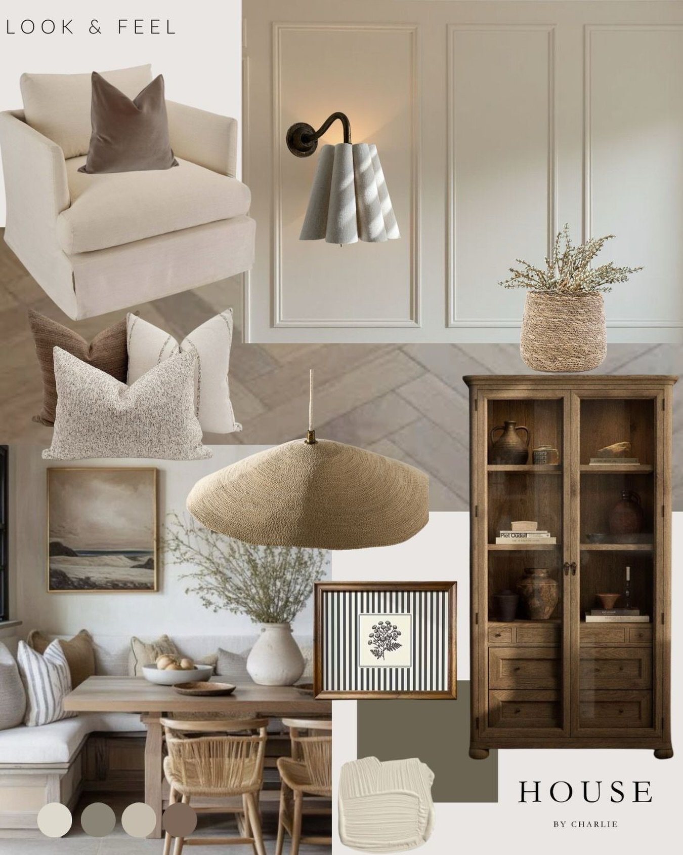 This is where the magic begins ✨
Before layouts, furniture, or final concepts, I start every project with a look and feel board. It&rsquo;s all about capturing the mood, textures, colors, and overall style so we&rsquo;re completely aligned on the vis