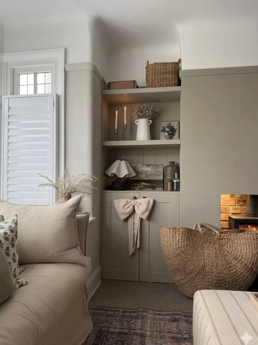 up the d&eacute;cor for spring 🌿 I love introducing warm neutrals, layered textures and natural materials like rattan and wicker to soften a space as we move into spring and summer. Adding soft lighting and a warm, cosy paint palette instantly lifts