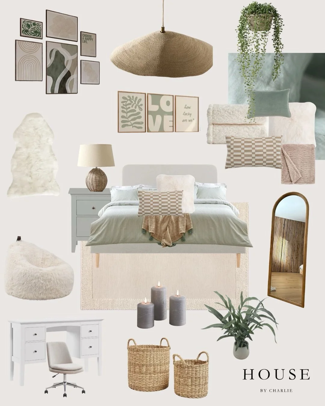 Green will always be one of the most calming colours to bring into a space 🌿

For this teenage bedroom, the brief was simple &mdash; create a place that feels calm, relaxed and perfect for studying, while incorporating her absolute favourite colour&