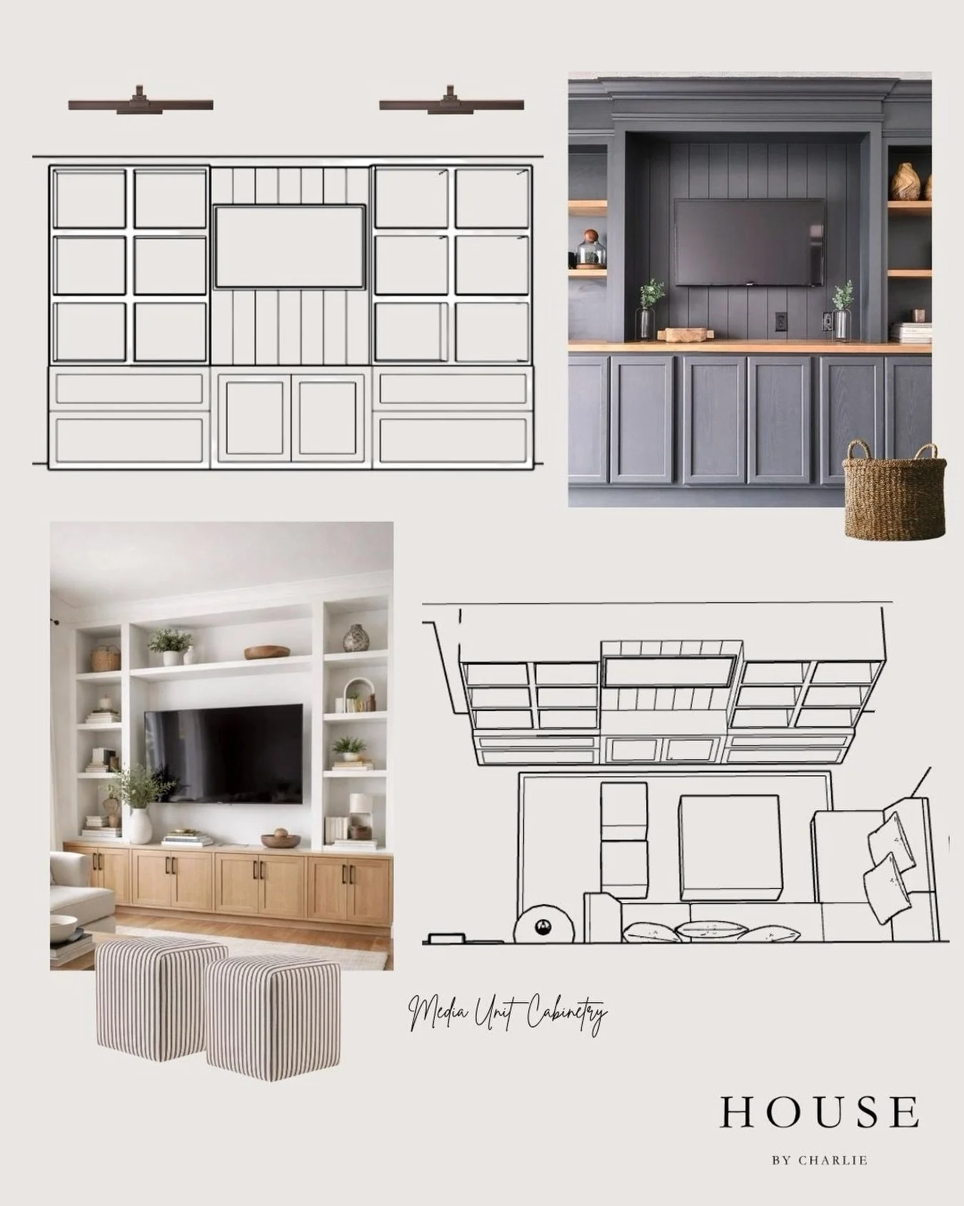 Bespoke built-in cabinetry doesn&rsquo;t have to be expensive 🤍

Made to any size, these pieces can be created in MDF and painted in your chosen colour&mdash;perfect for stylish, practical TV media wall units and storage.

I can design the cabinetry