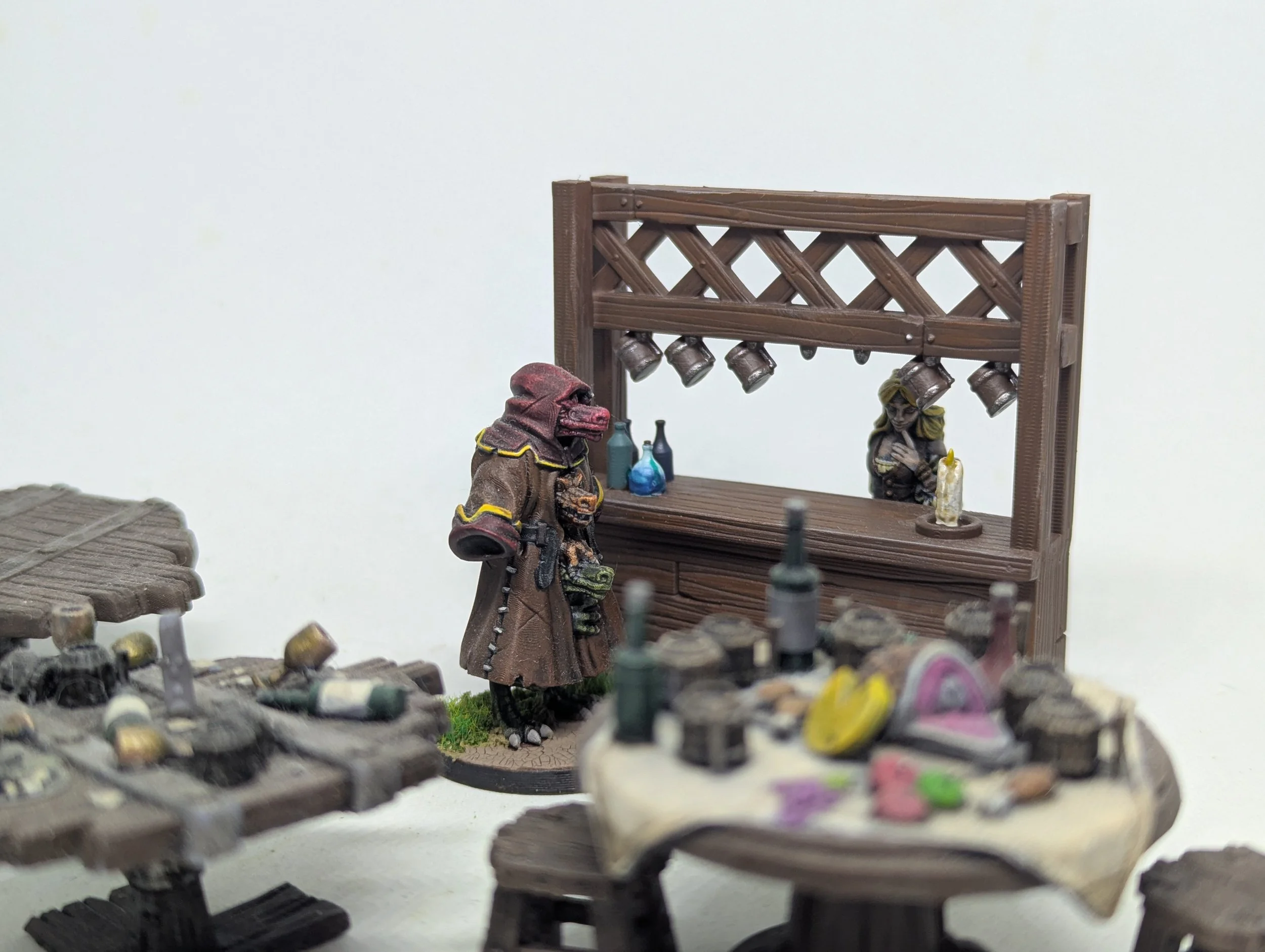 Three Kobolds in a Trenchcoat get I.D'd at the bar