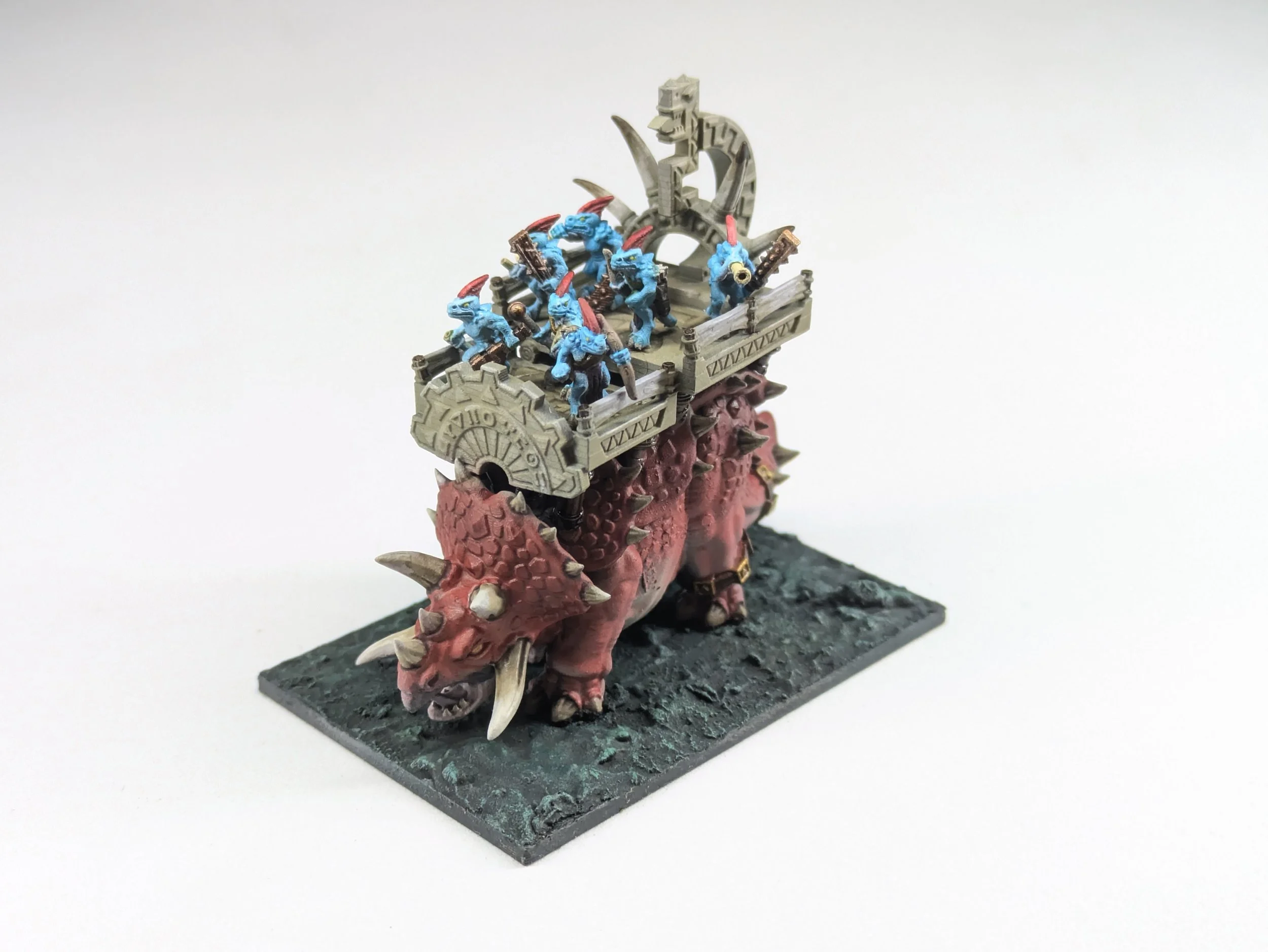 Stegadon with riders Status... Completed