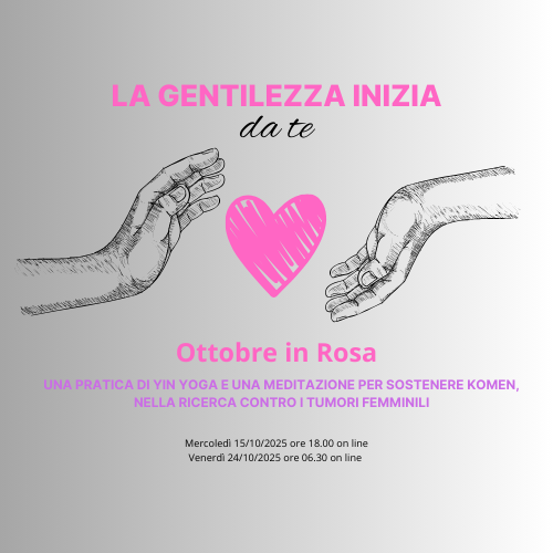 Seppur con piccoli gesti, il mio desiderio è ridare quanto lo yoga mi ha donato.