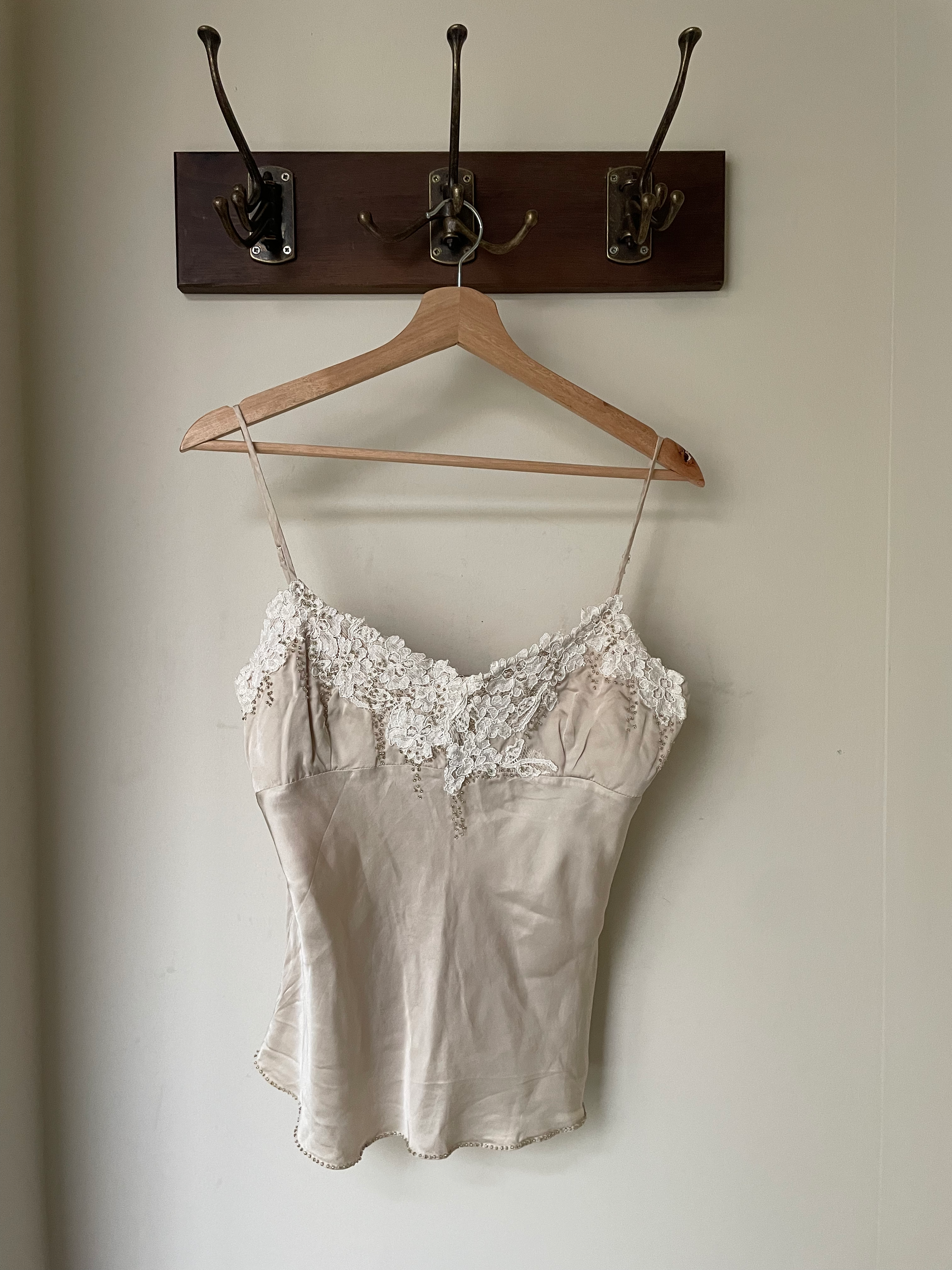 Ivory Silk Lace Camisole – Vintage